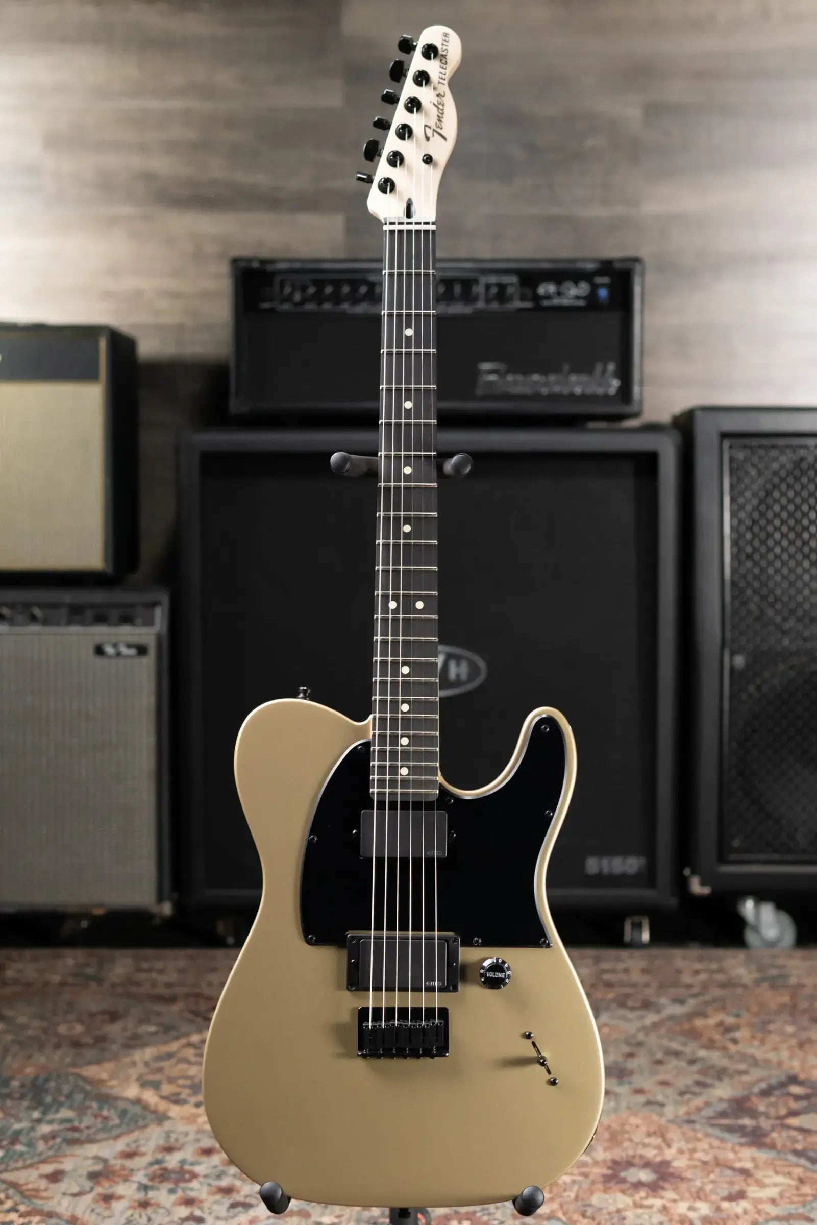 Fender Limited Edition Jim Root Telecaster Electric Guitar - Shoreline Gold with Hardshell Case