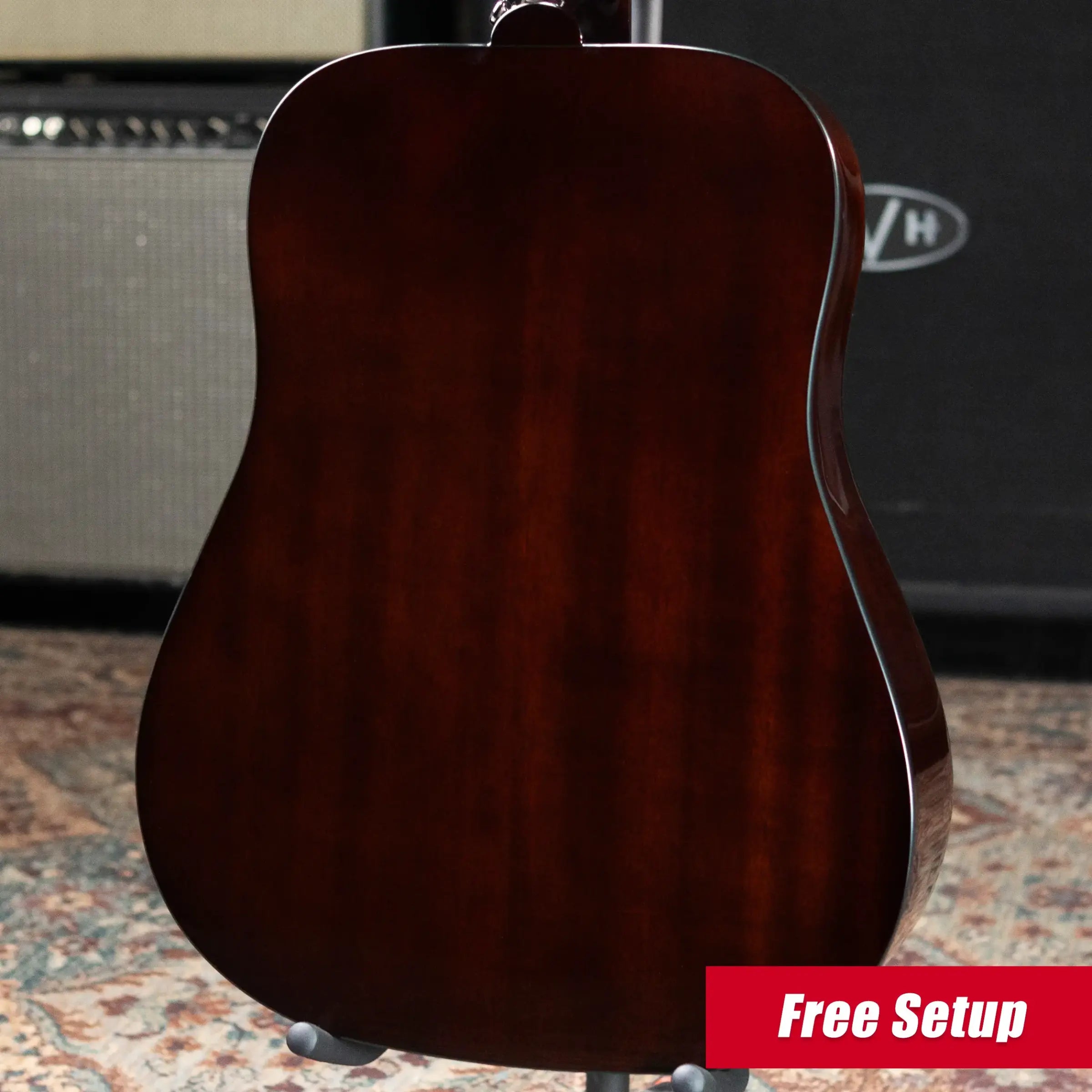 Epiphone Eric Church Signature Hummingbird Dark Studio Acoustic/Electric Guitar - Cobra Burst with Hardshell Case