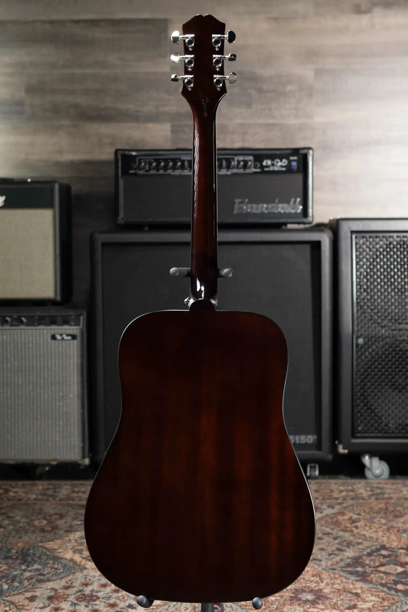 Epiphone Eric Church Signature Hummingbird Dark Studio Acoustic/Electric Guitar - Cobra Burst with Hardshell Case