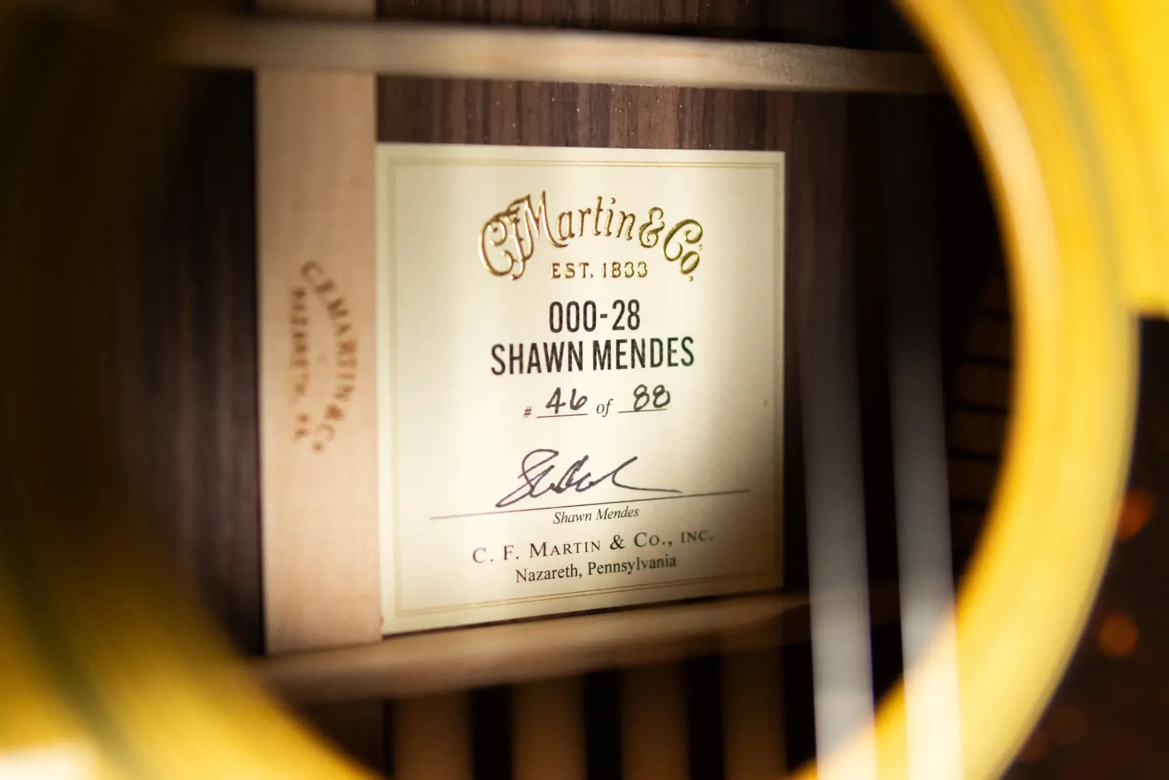 Martin 000-28 Shawn Mendes Signature Acoustic Guitar with Hardshell Case
