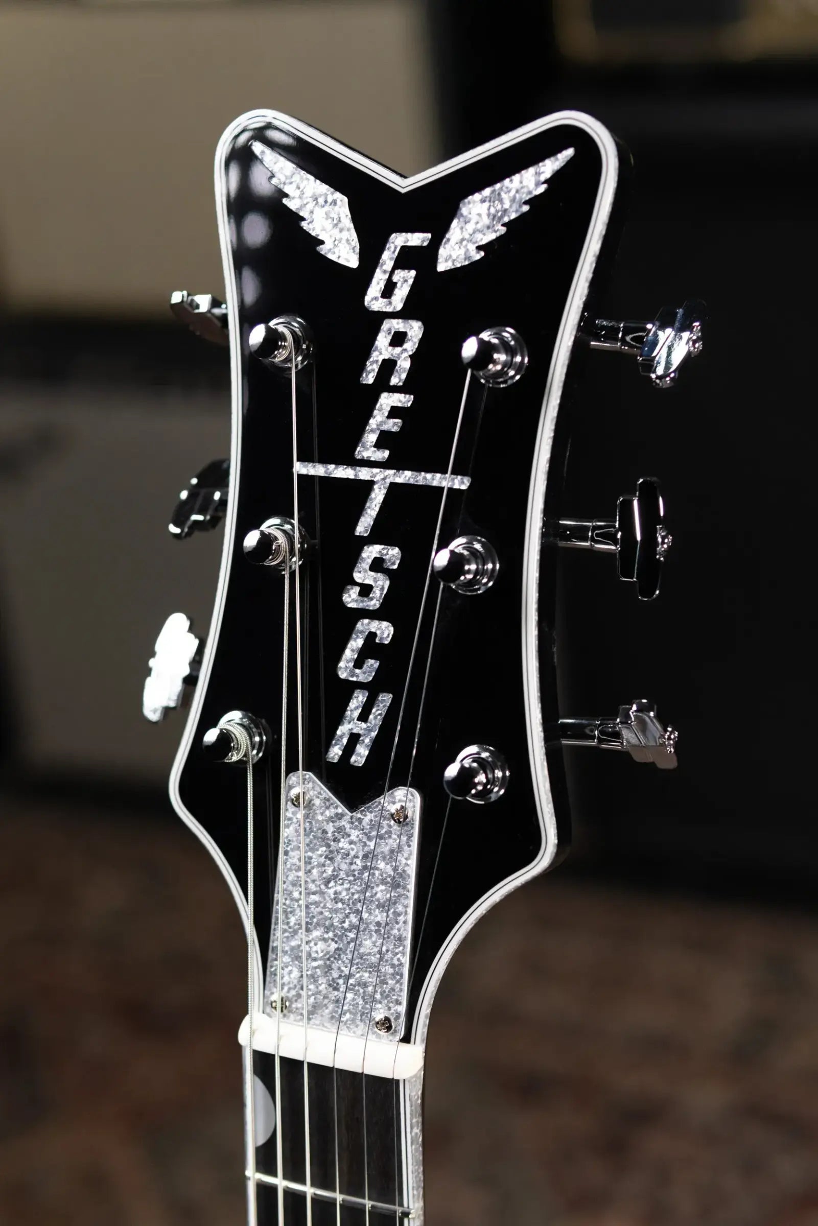 Gretsch G6134T Limited Edition Penguin with String-Thru Bigsby Electric Guitar - Light Blue Pearl with Hardshell Case