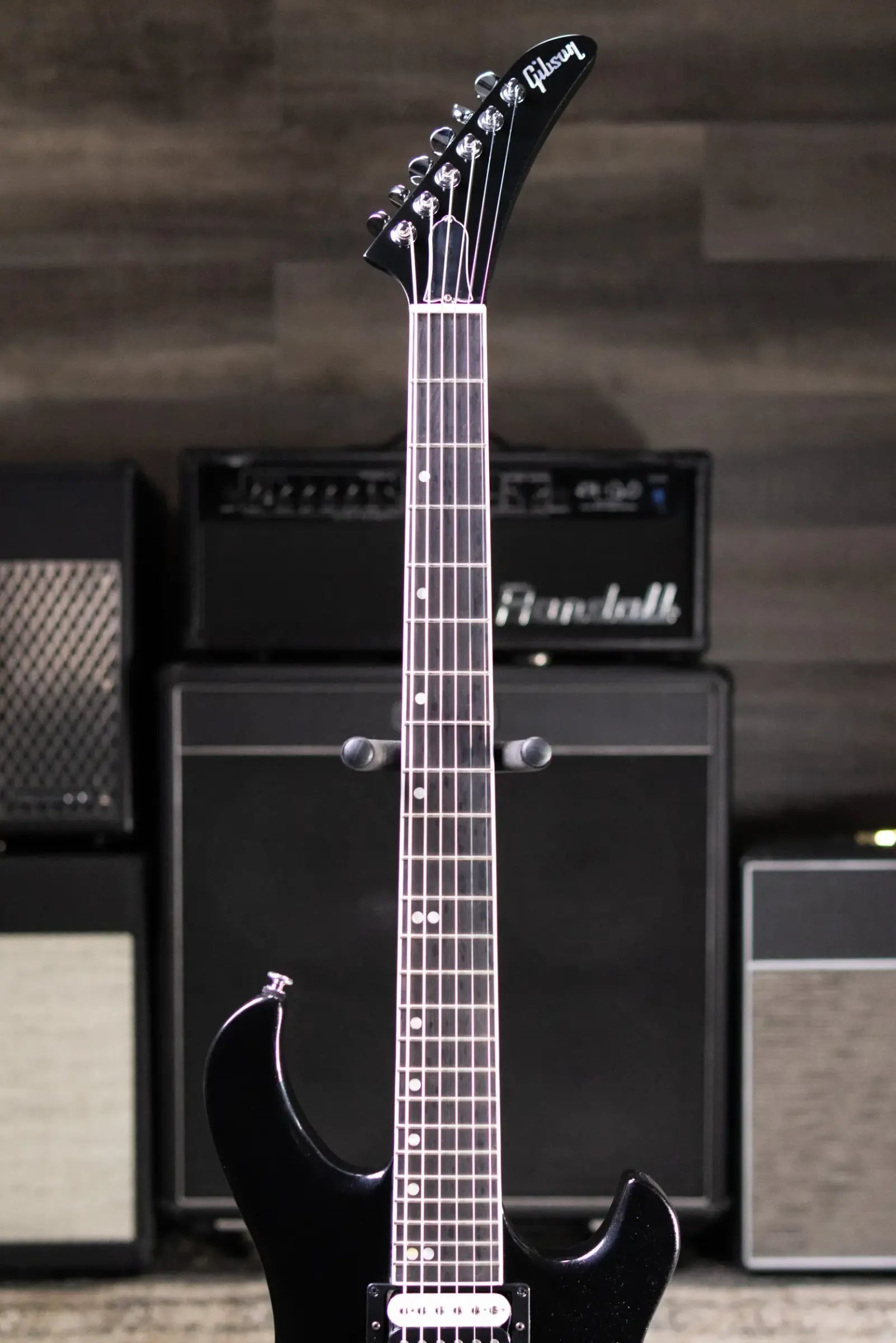 Gibson Victory Baritone Electric Guitar - Graphite Metallic with Hardshell Case