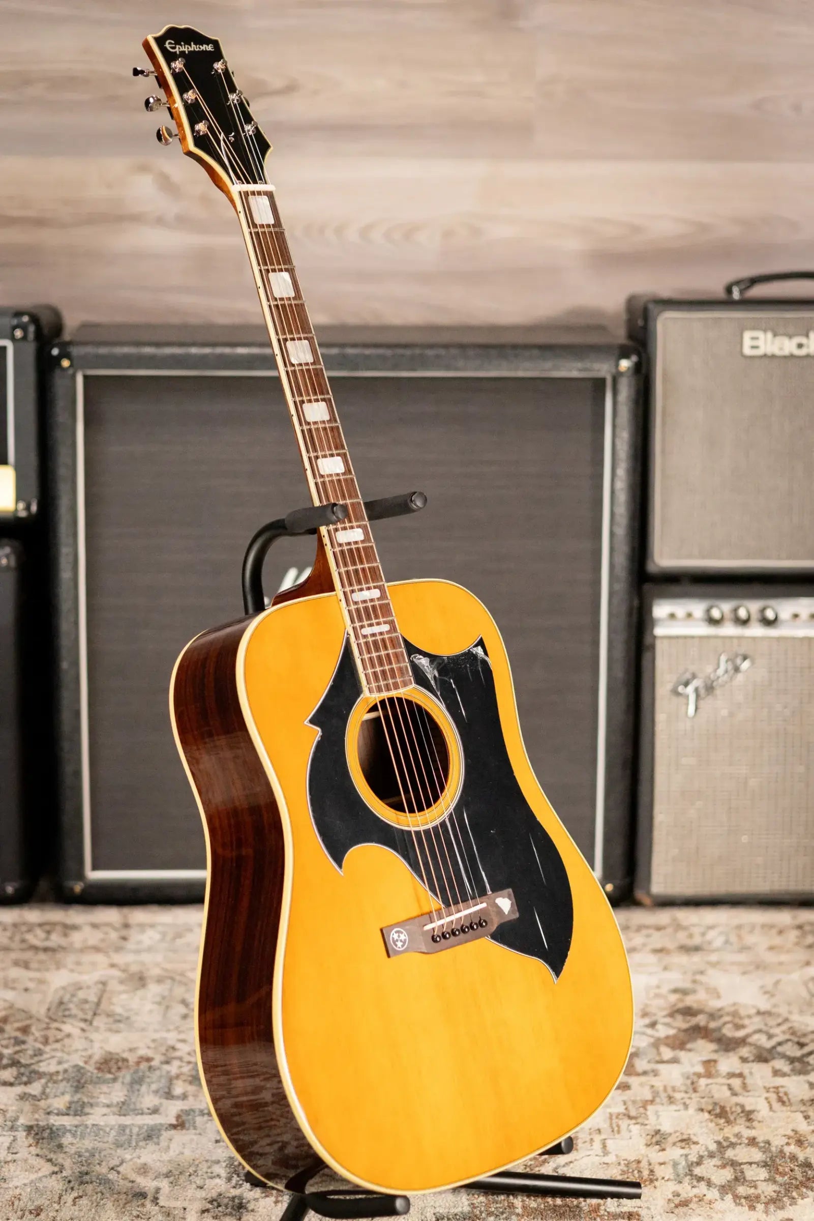 Epiphone Marcus King Signature El Dorado Acoustic/Electric Guitar - Natural with Hardshell Case