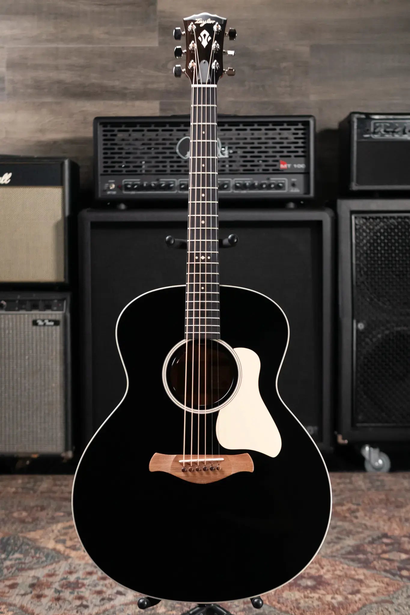 Taylor Gold Label 514e Super Auditorium Acoustic/Electric Guitar - Blacktop with Hardshell Case - Demo