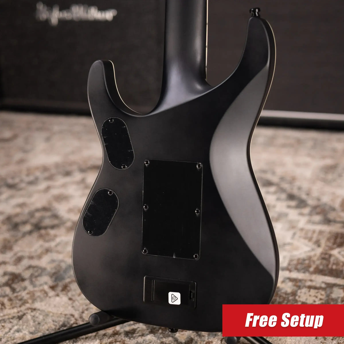 Jackson Pro Series Signature Chris Rorland SL7 Soloist Electric Guitar - Satin Black with Gig Bag
