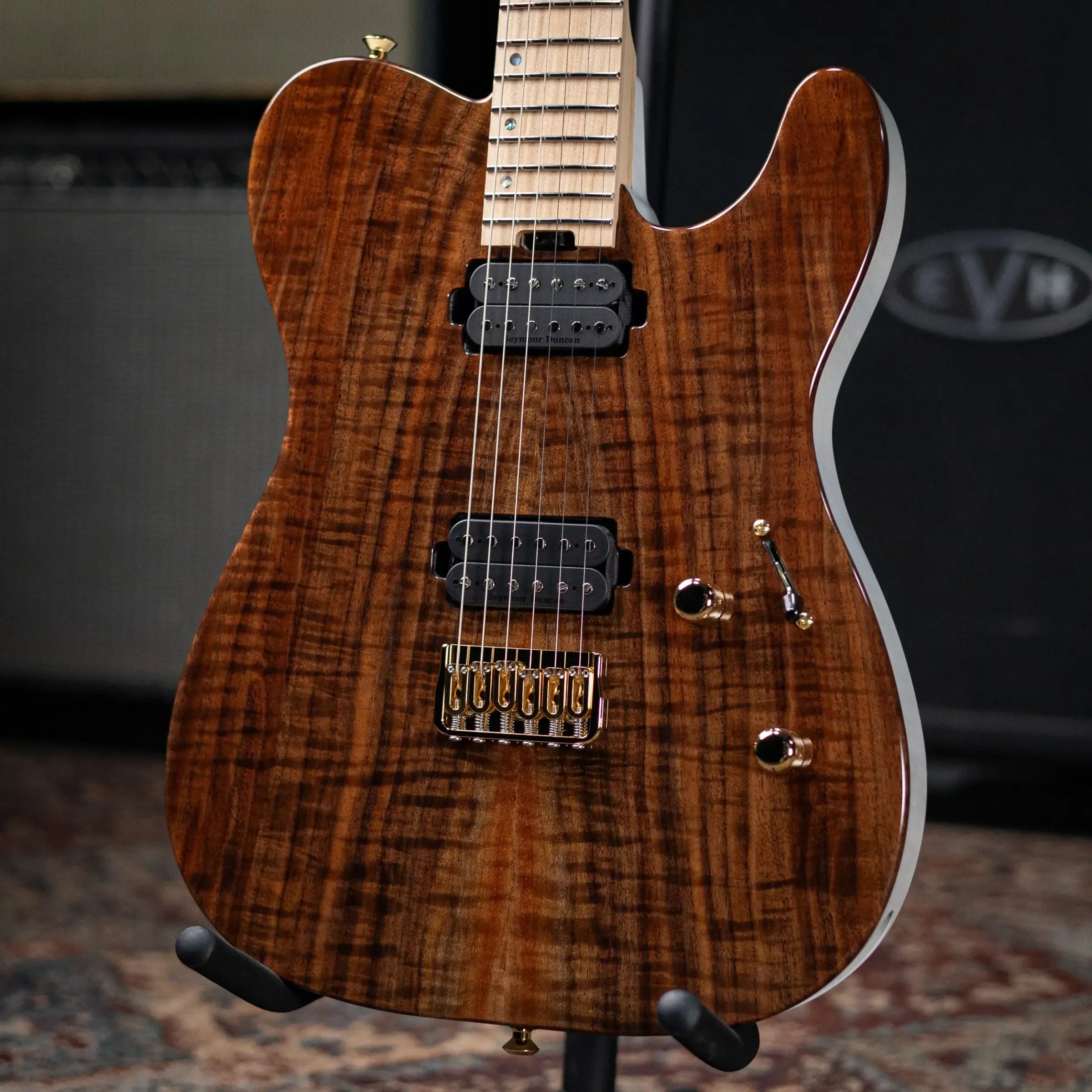 ESP Custom Shop USA Limited Edition TE-II Electric Guitar - Claro Walnut with Hardshell Case