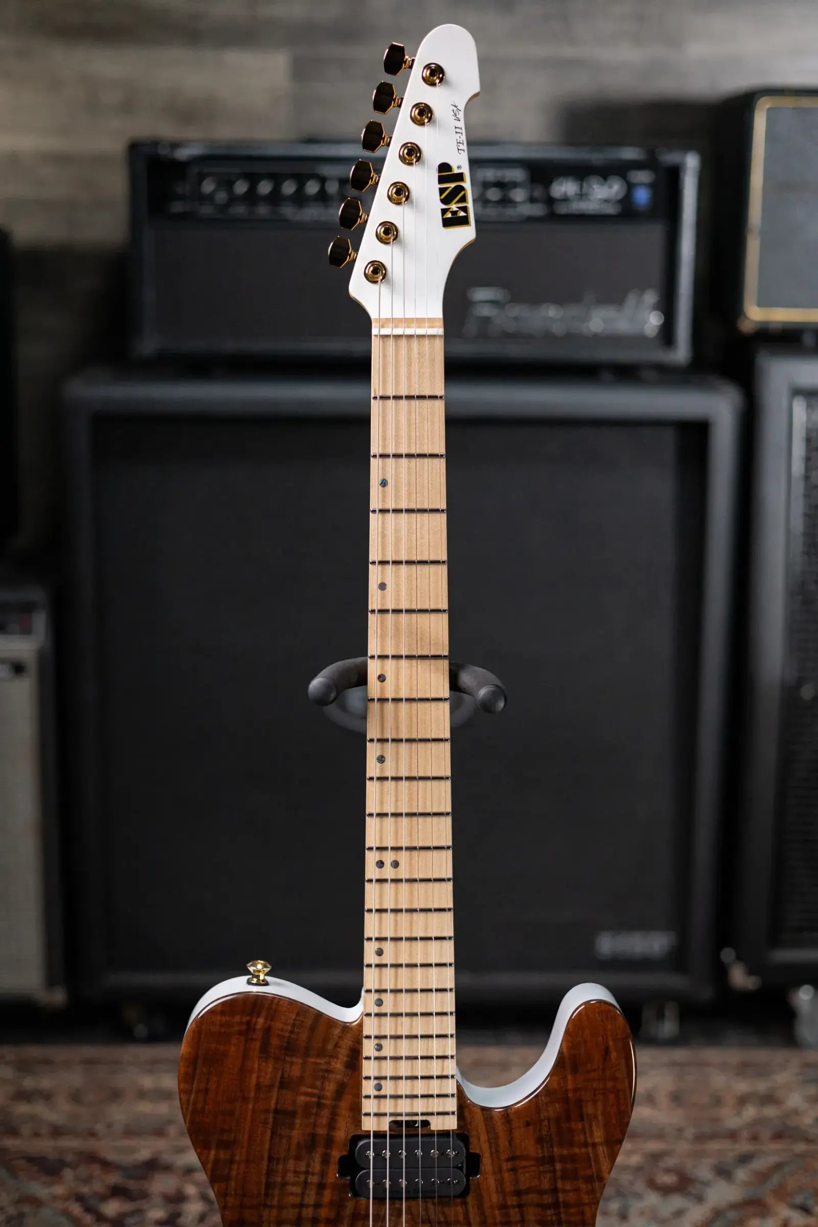 ESP Custom Shop USA Limited Edition TE-II Electric Guitar - Claro Walnut with Hardshell Case