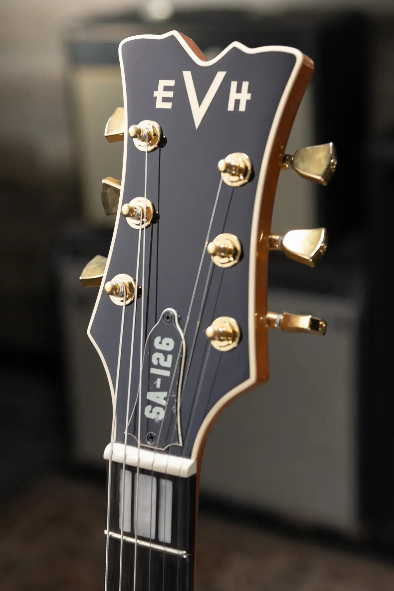 EVH SA-126 Special QM Semi-Hollow Electric Guitar - Tobacco Sunburst with Hardshell Case - Used