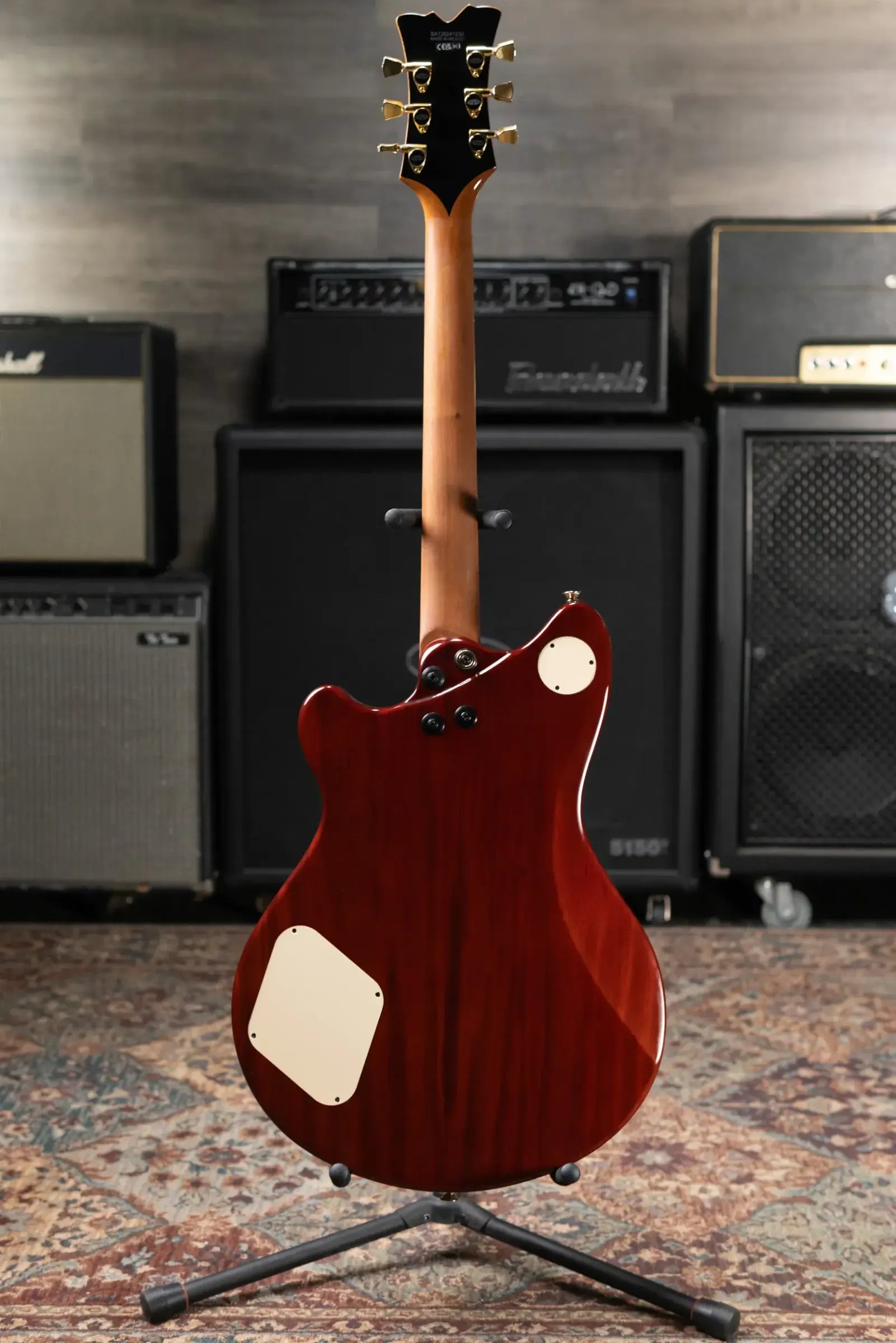 EVH SA-126 Special QM Semi-Hollow Electric Guitar - Tobacco Sunburst with Hardshell Case - Used
