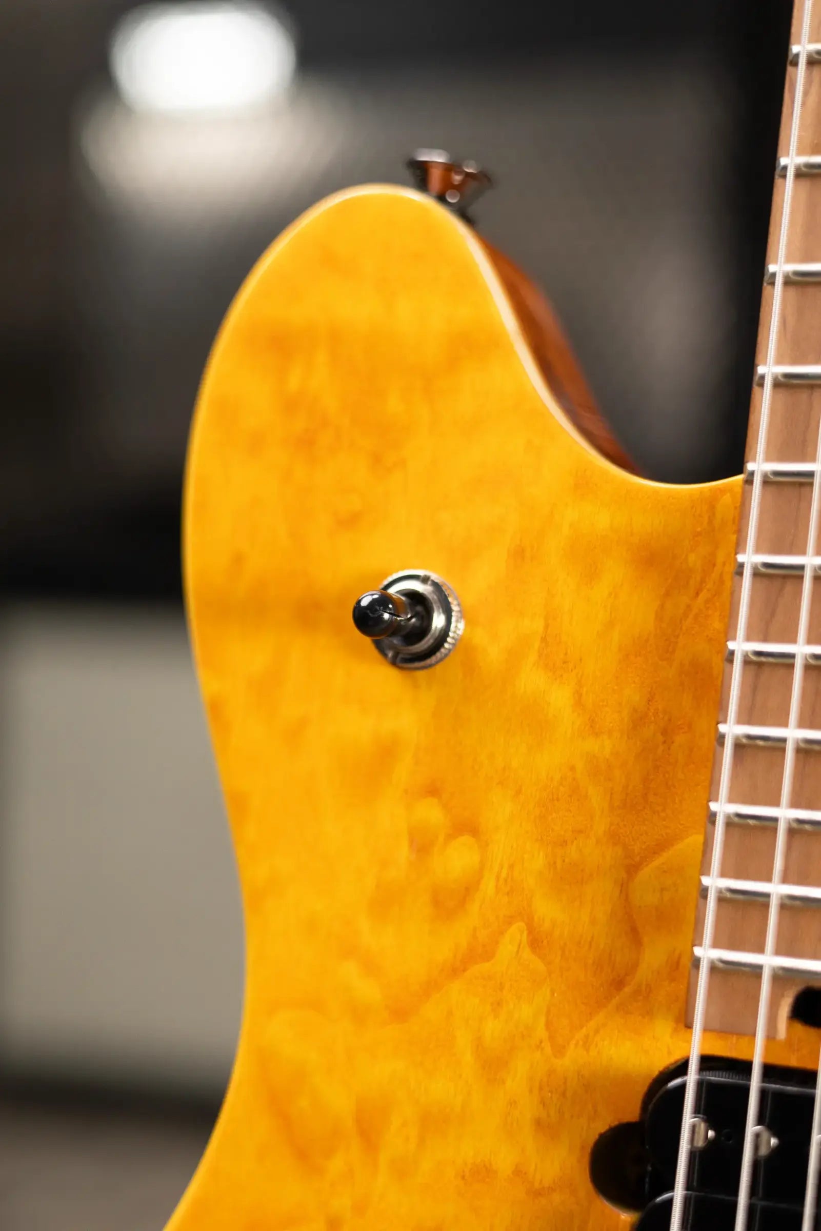 EVH Wolfgang WG Standard QM Electric Guitar - Transparent Amber