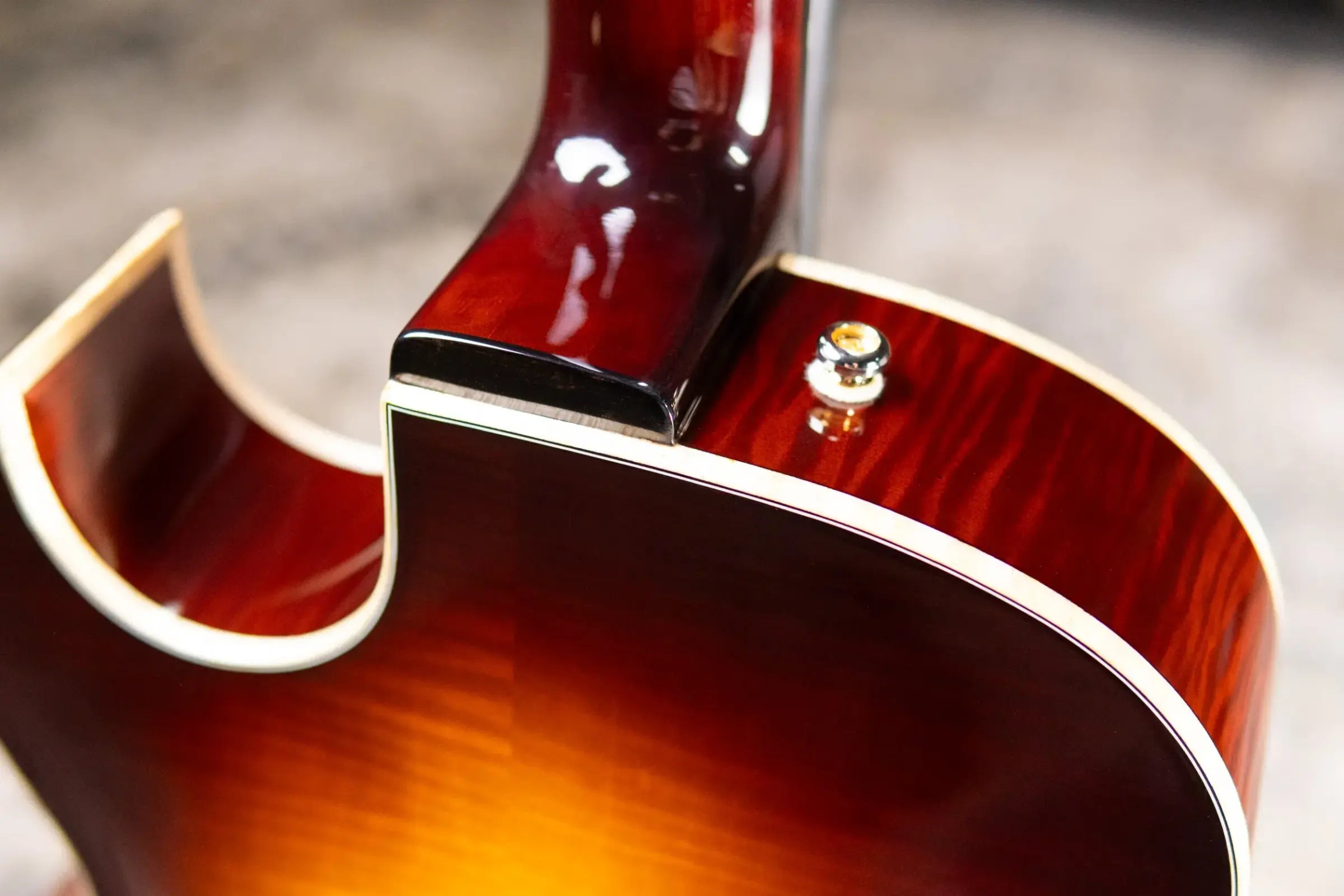 Eastman AR480CE-SB John Pisano Signature Archtop Hollowbody Electric Guitar - Sunburst with Hardshell Case