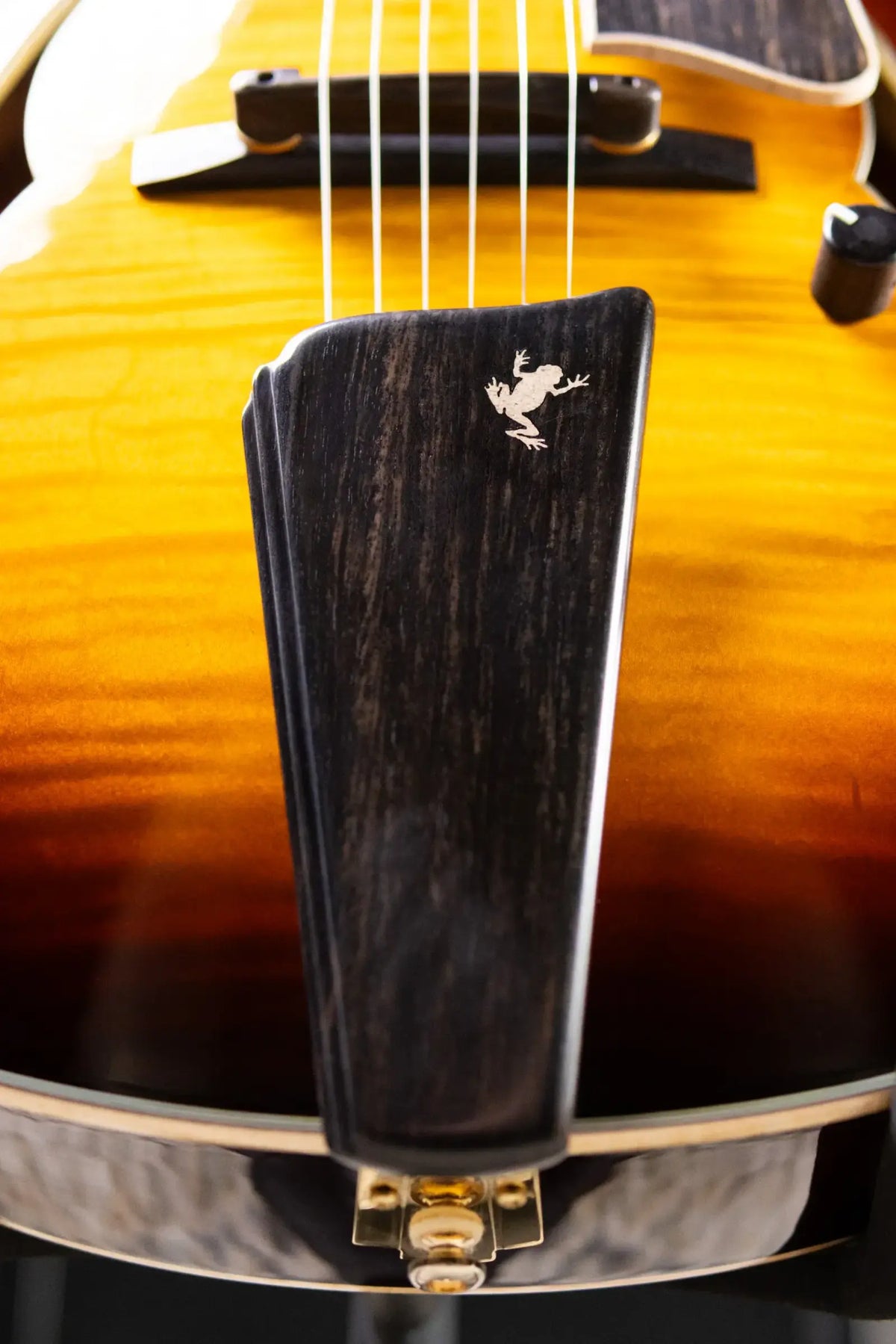 Eastman AR480CE-SB John Pisano Signature Archtop Hollowbody Electric Guitar - Sunburst with Hardshell Case