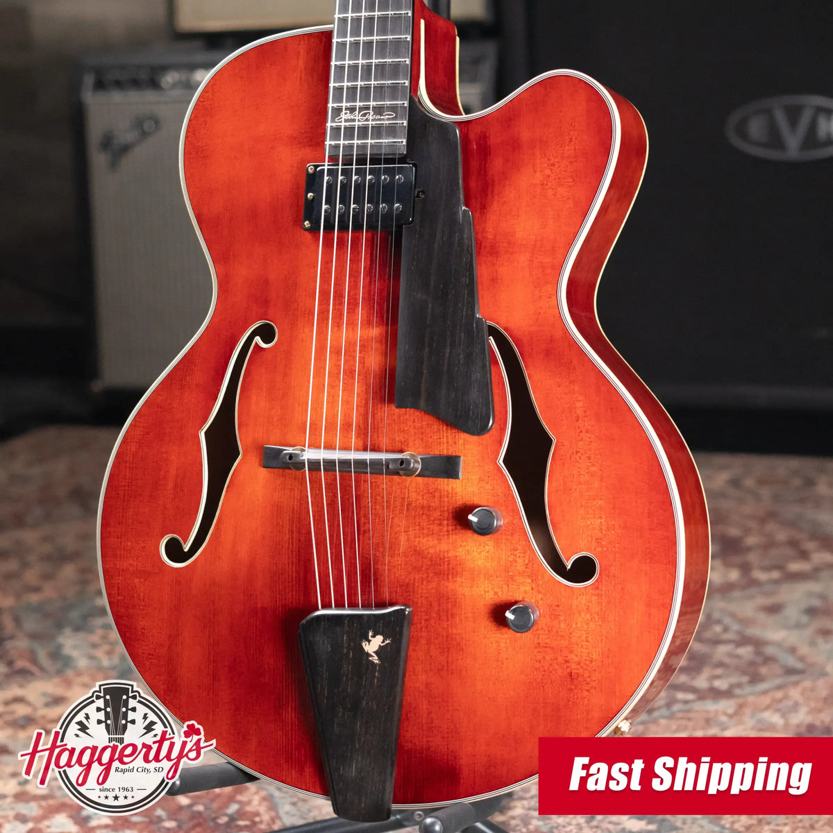 Eastman AR680CE John Pisano Signature Electric Guitar with Hardshell Case