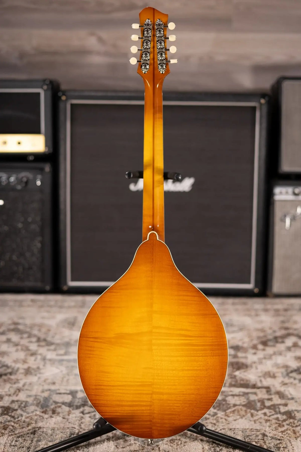 Eastman MDO605-GB A-Style Acoustic/Electric Octave Mandolin - Goldburst with Hardshell Case