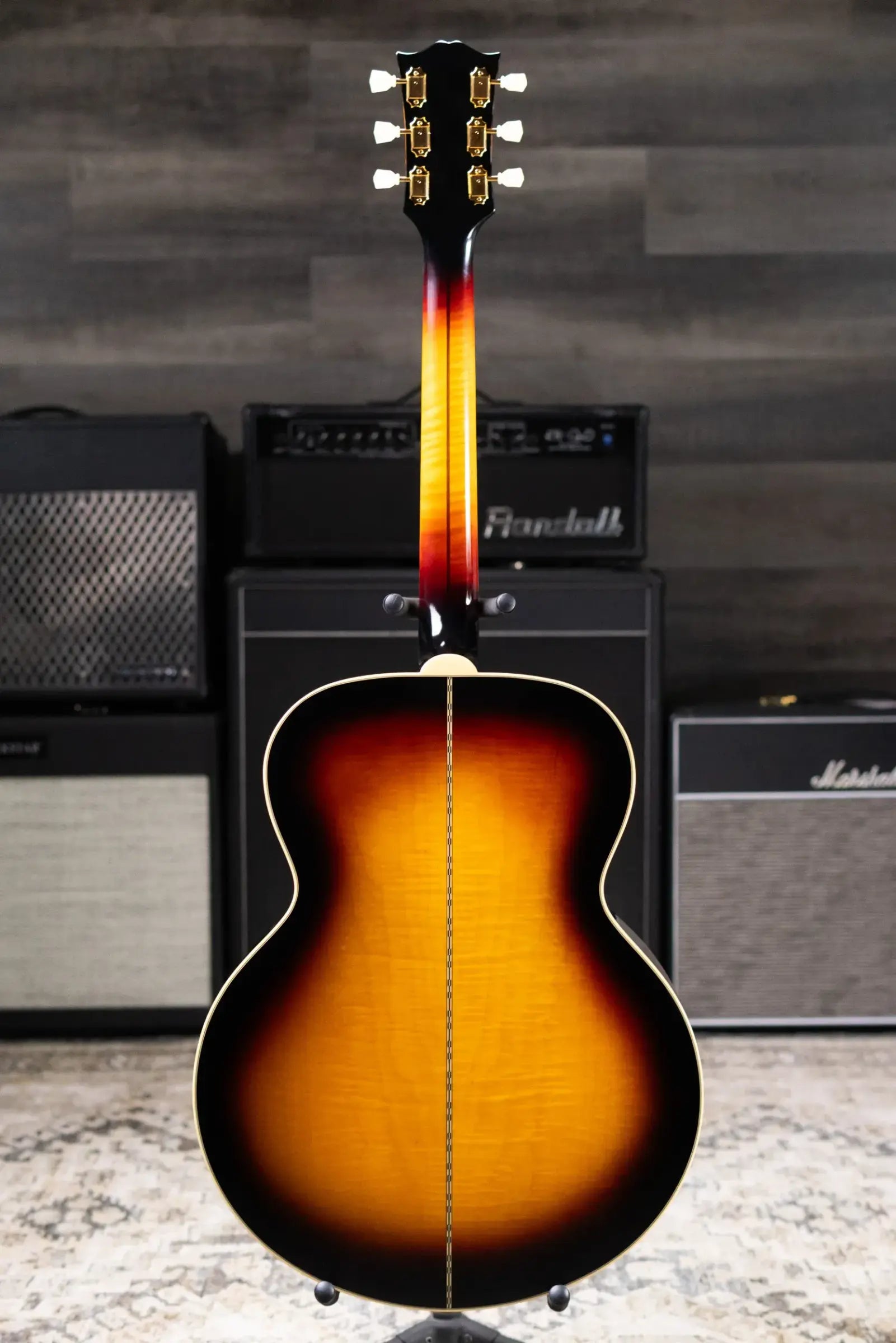 Epiphone 1957 SJ-200 Reissue Acoustic/Electric Guitar - Vintage Sunburst with Hardshell Case