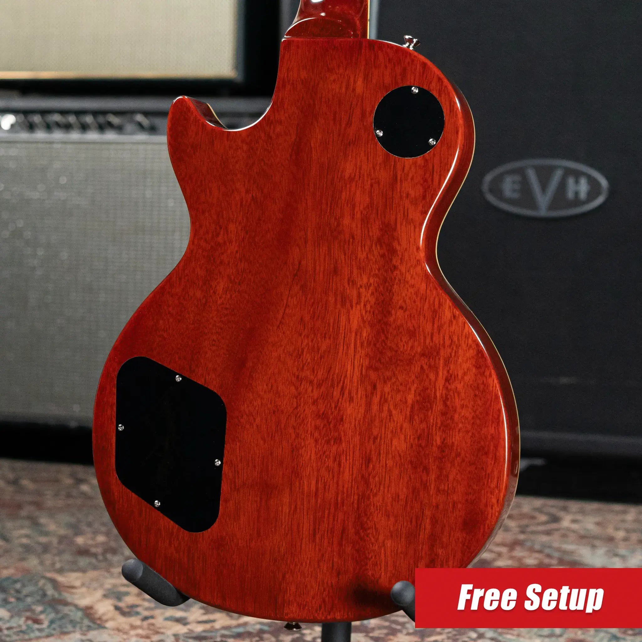 Epiphone 1959 Les Paul Standard Reissue Electric Guitar - Washed Bourbon Burst with Hardshell Case