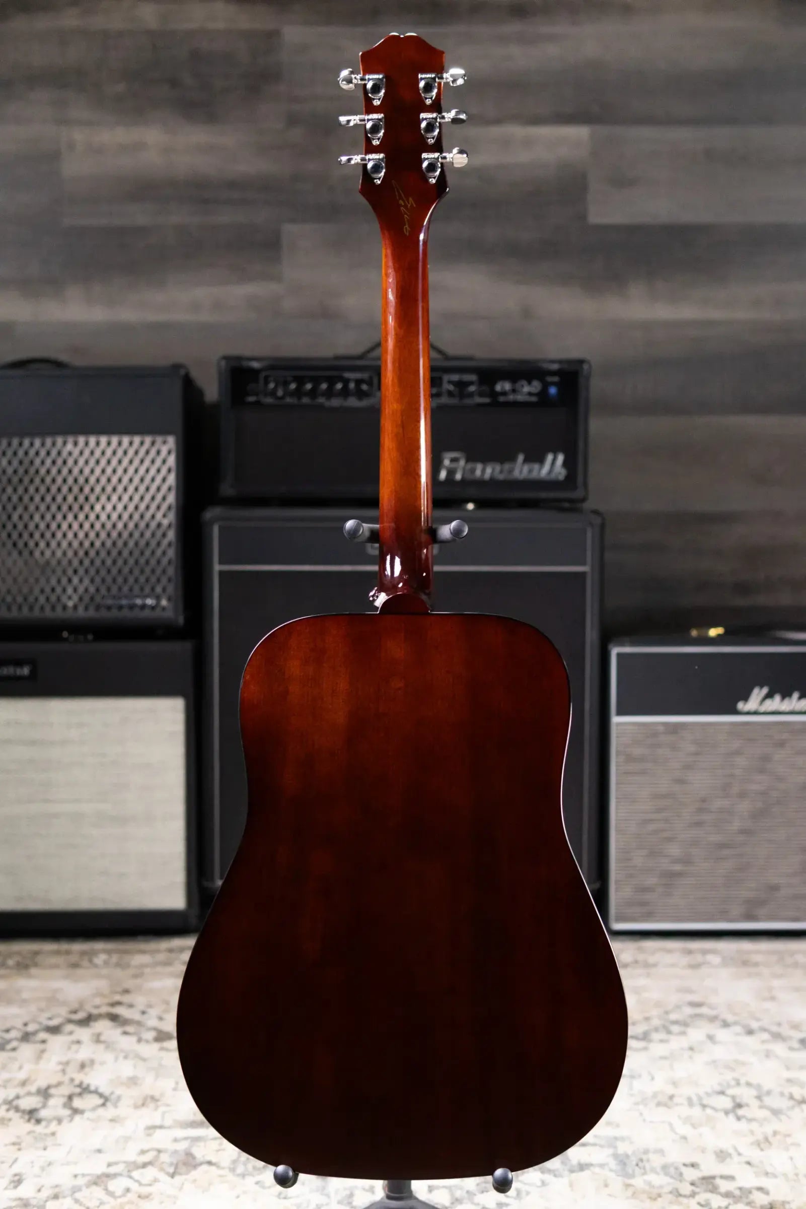 Epiphone Eric Church Signature Hummingbird Dark Studio Acoustic/Electric Guitar - Cobra Burst with Hardshell Case