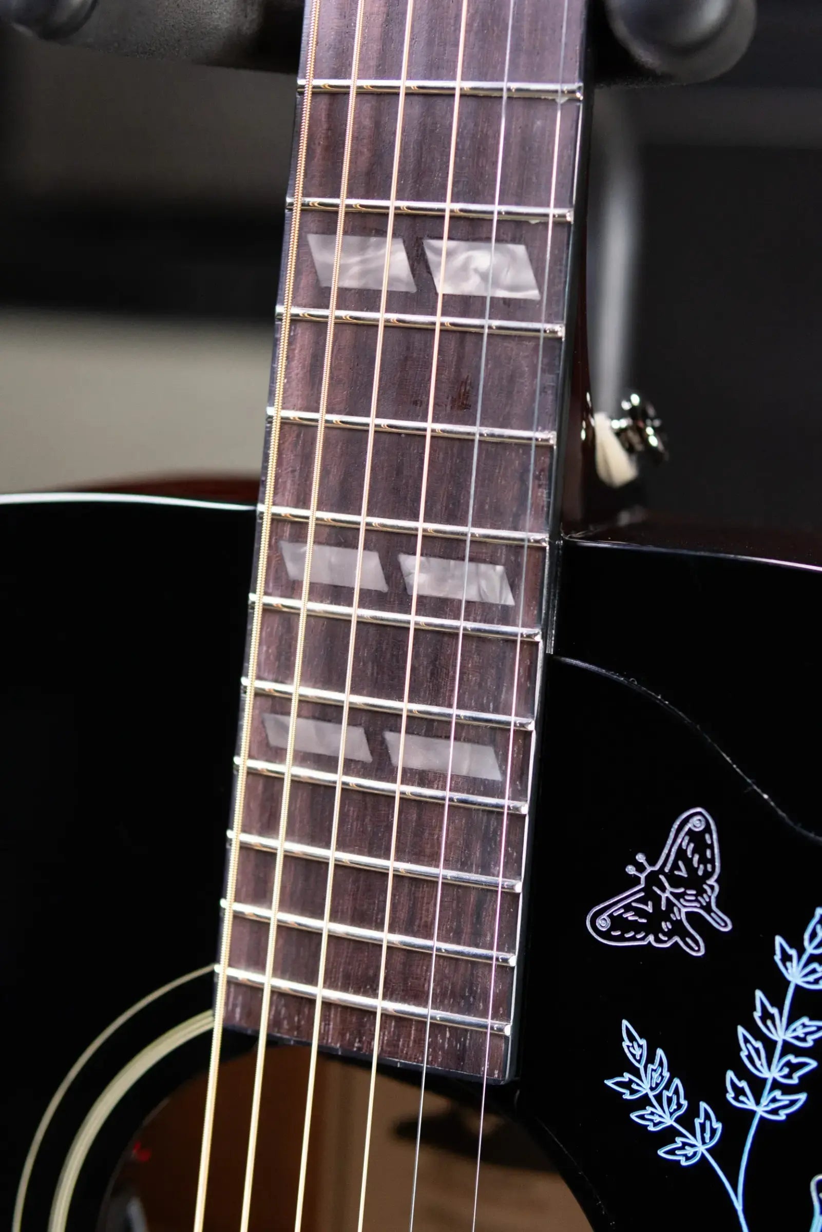 Epiphone Eric Church Signature Hummingbird Dark Studio Acoustic/Electric Guitar - Cobra Burst with Hardshell Case