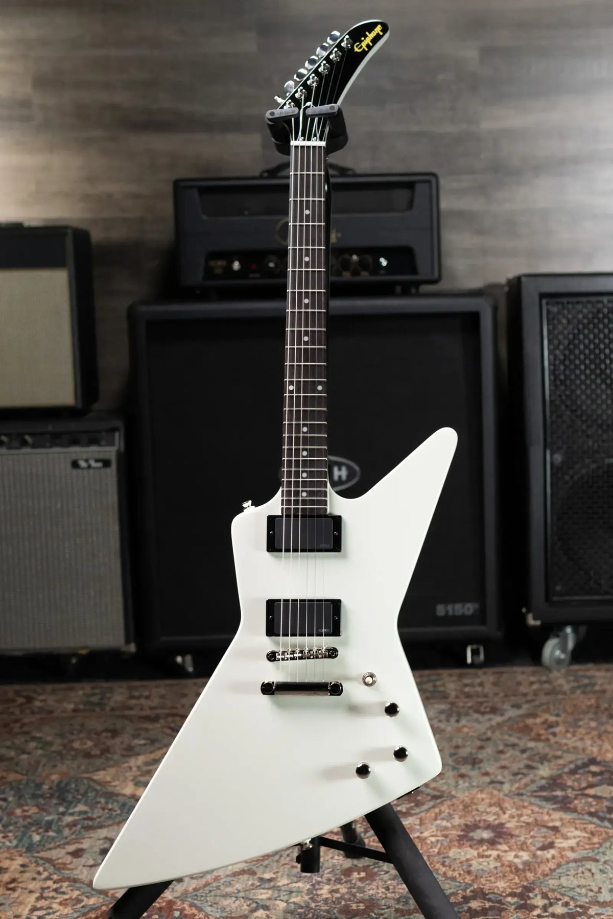 Epiphone Explorer '80s EMG Electric Guitar - Classic White