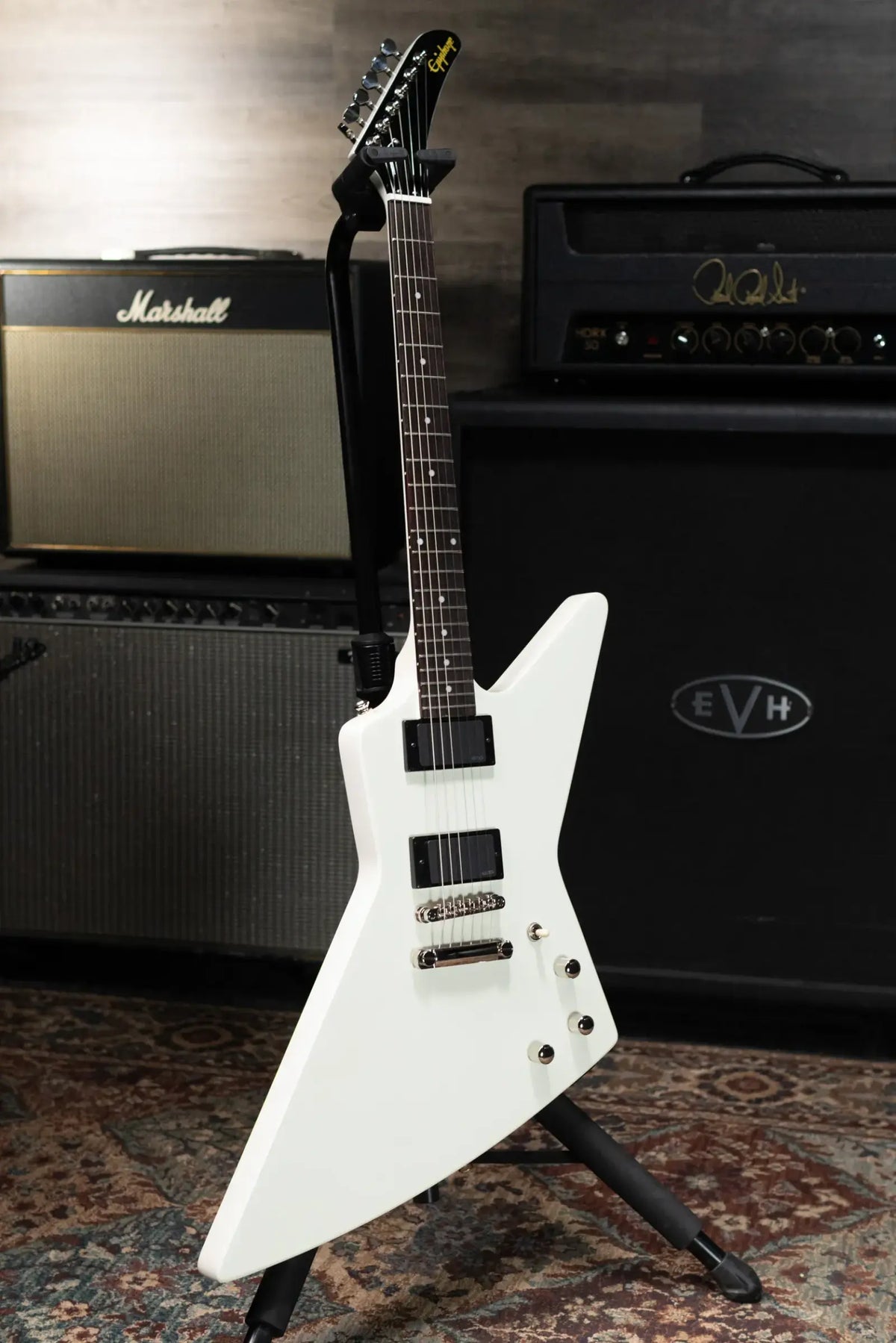 Epiphone Explorer '80s EMG Electric Guitar - Classic White