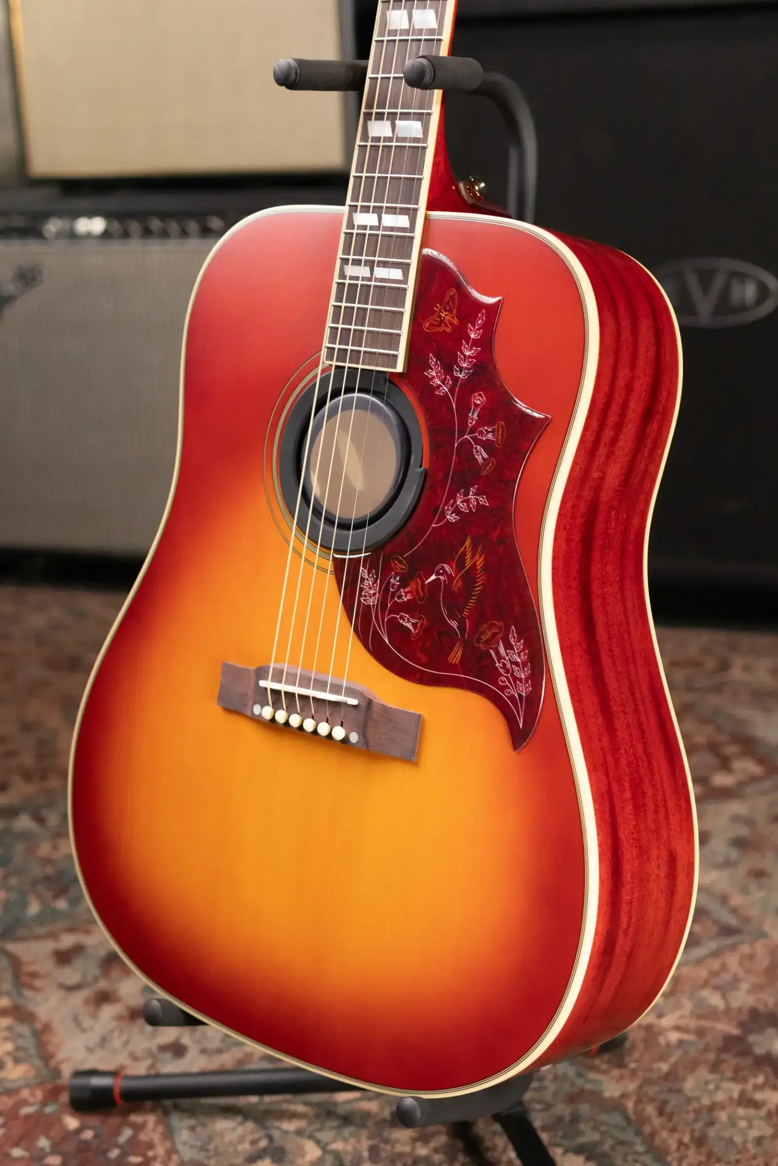 Epiphone Hummingbird Standard Acoustic/Electric Guitar - Cherry Sunburst