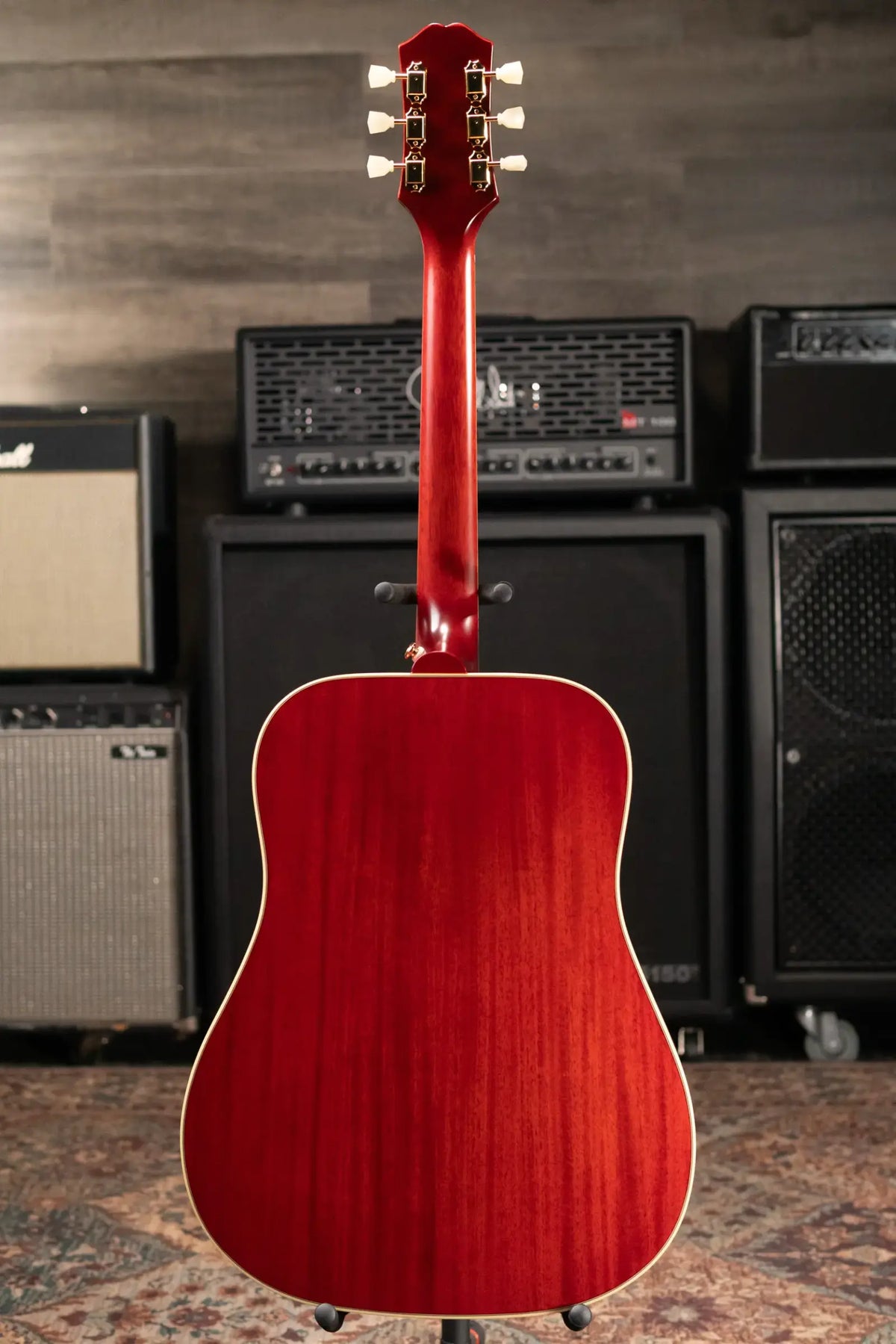 Epiphone Hummingbird Standard Acoustic/Electric Guitar - Cherry Sunburst with Gig Bag
