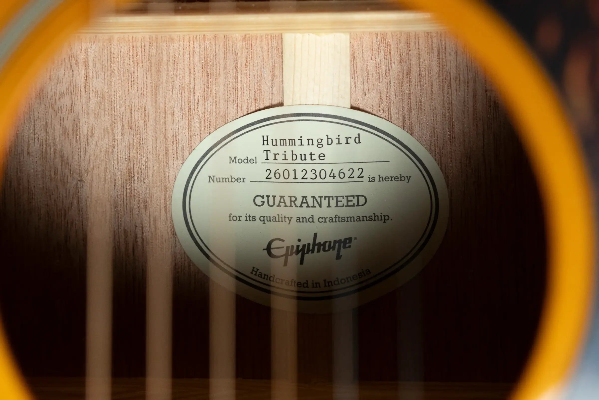 Epiphone Hummingbird Tribute Acoustic Guitar - Antique Natural