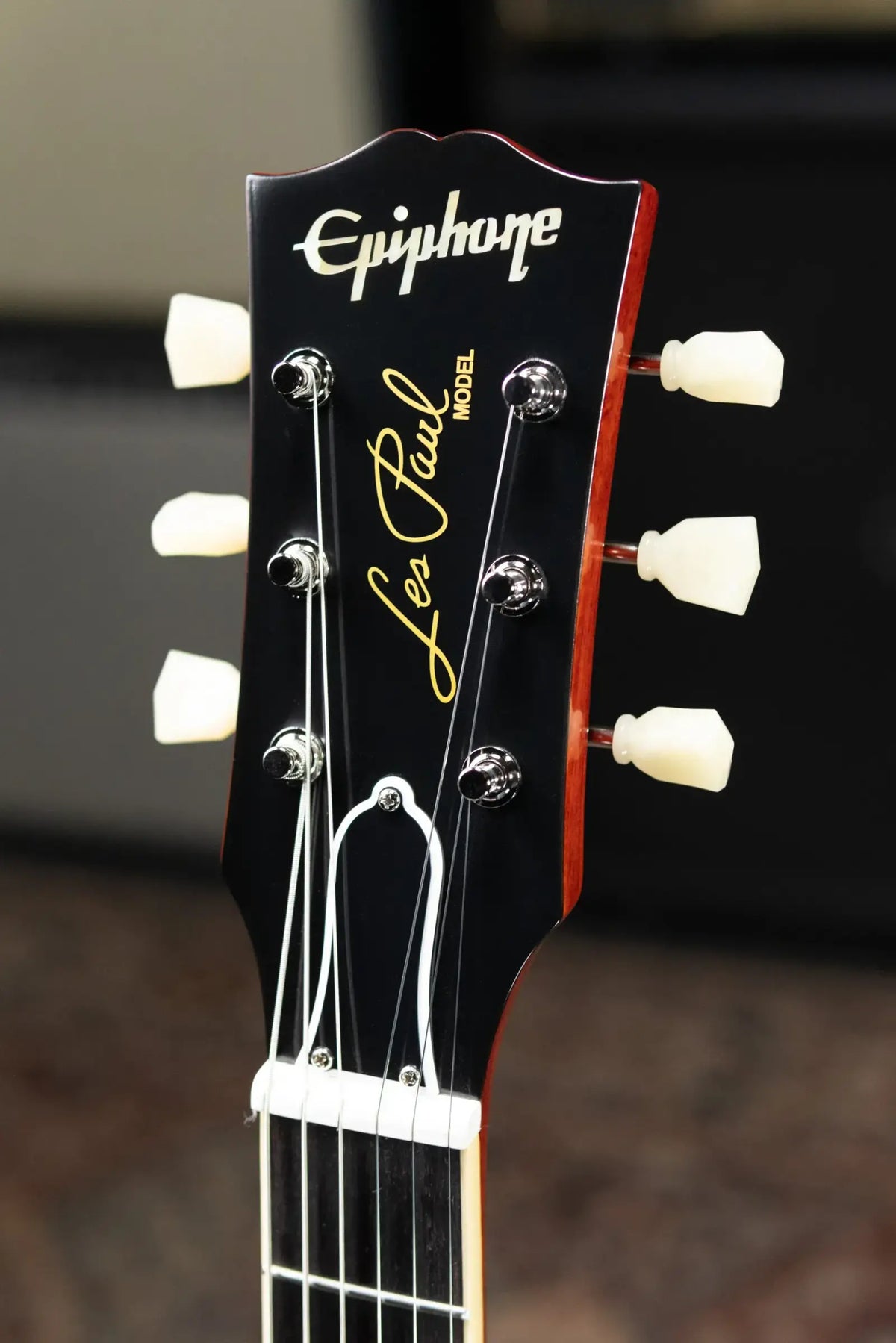 Epiphone Inspired by Gibson 1959 Les Paul Standard Reissue Electric Guitar - Washed Bourbon Burst with Hardshell Case