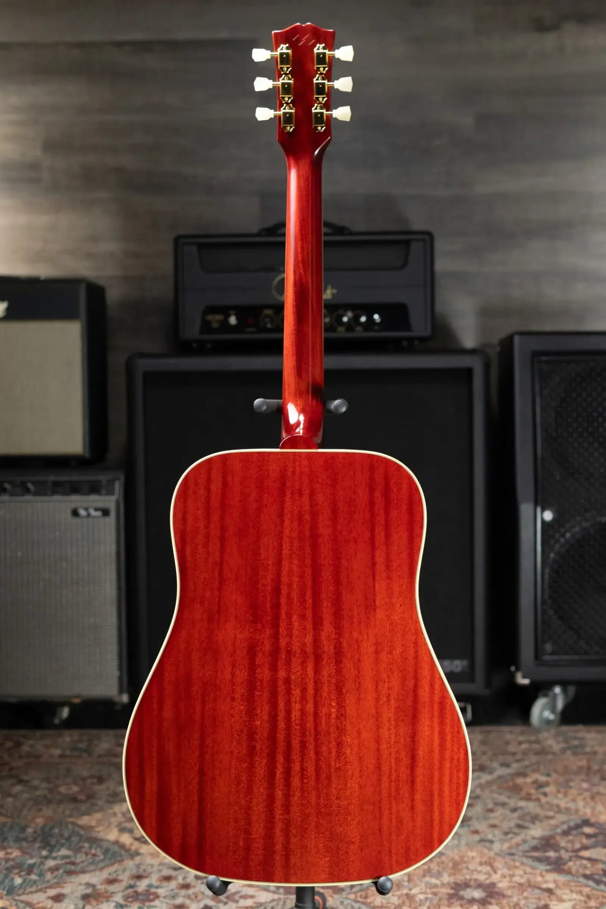 Epiphone Inspired by Gibson 1960 Hummingbird Reissue Acoustic/Electric Guitar - Heritage Cherry Sunburst with Hardshell Case