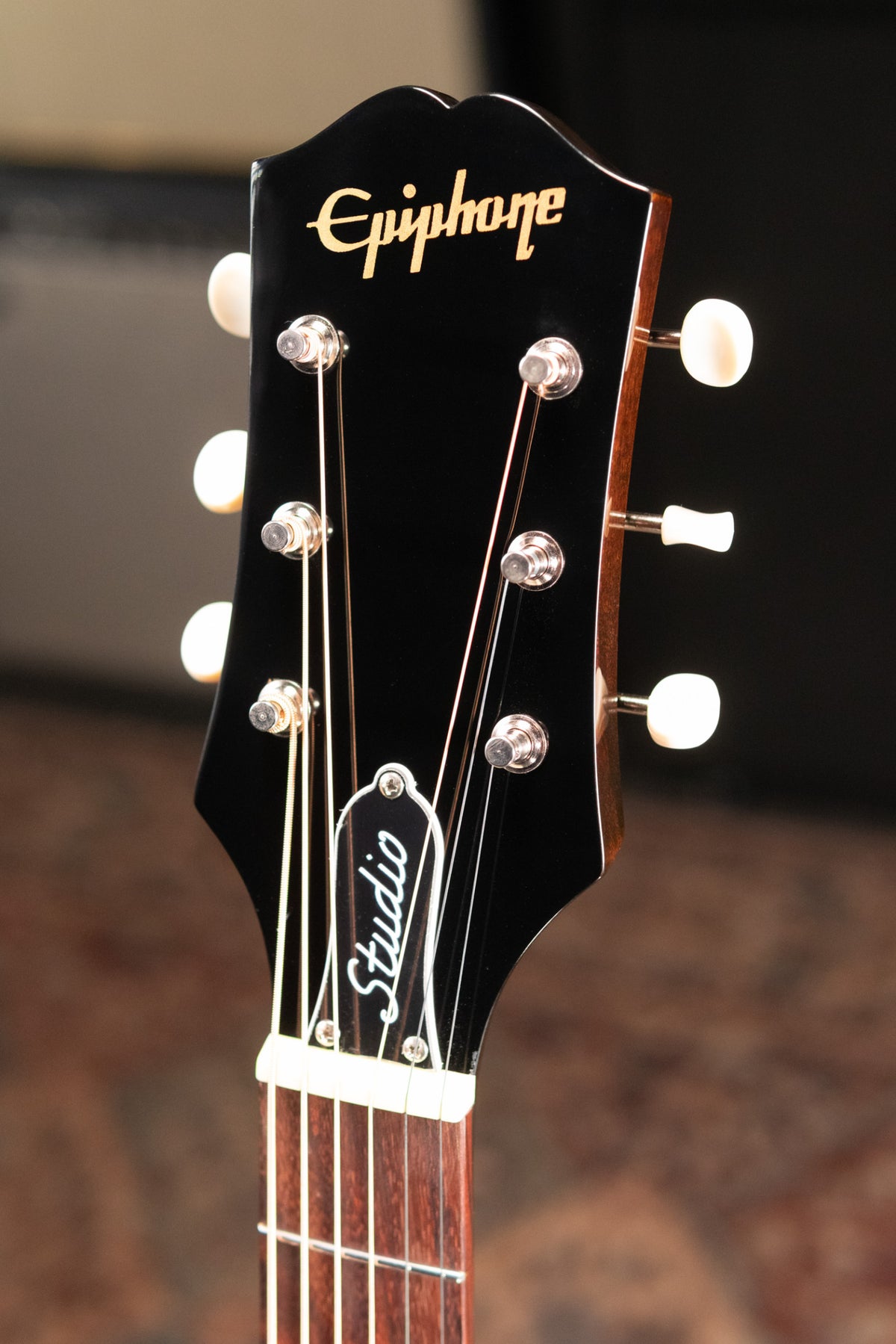 Epiphone J-45 Studio Acoustic/Electric Guitar - Natural with Gig Bag