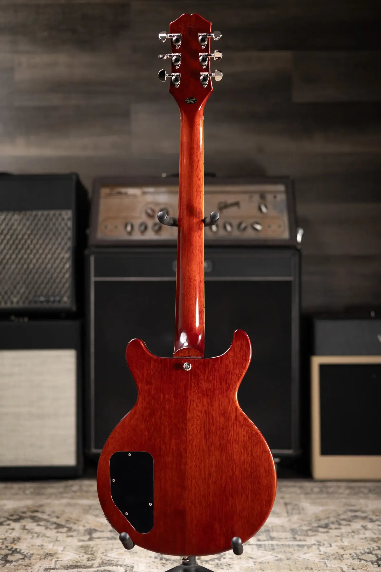 Epiphone Les Paul Special Double Cut Figured Electric Guitar - Bourbon Burst