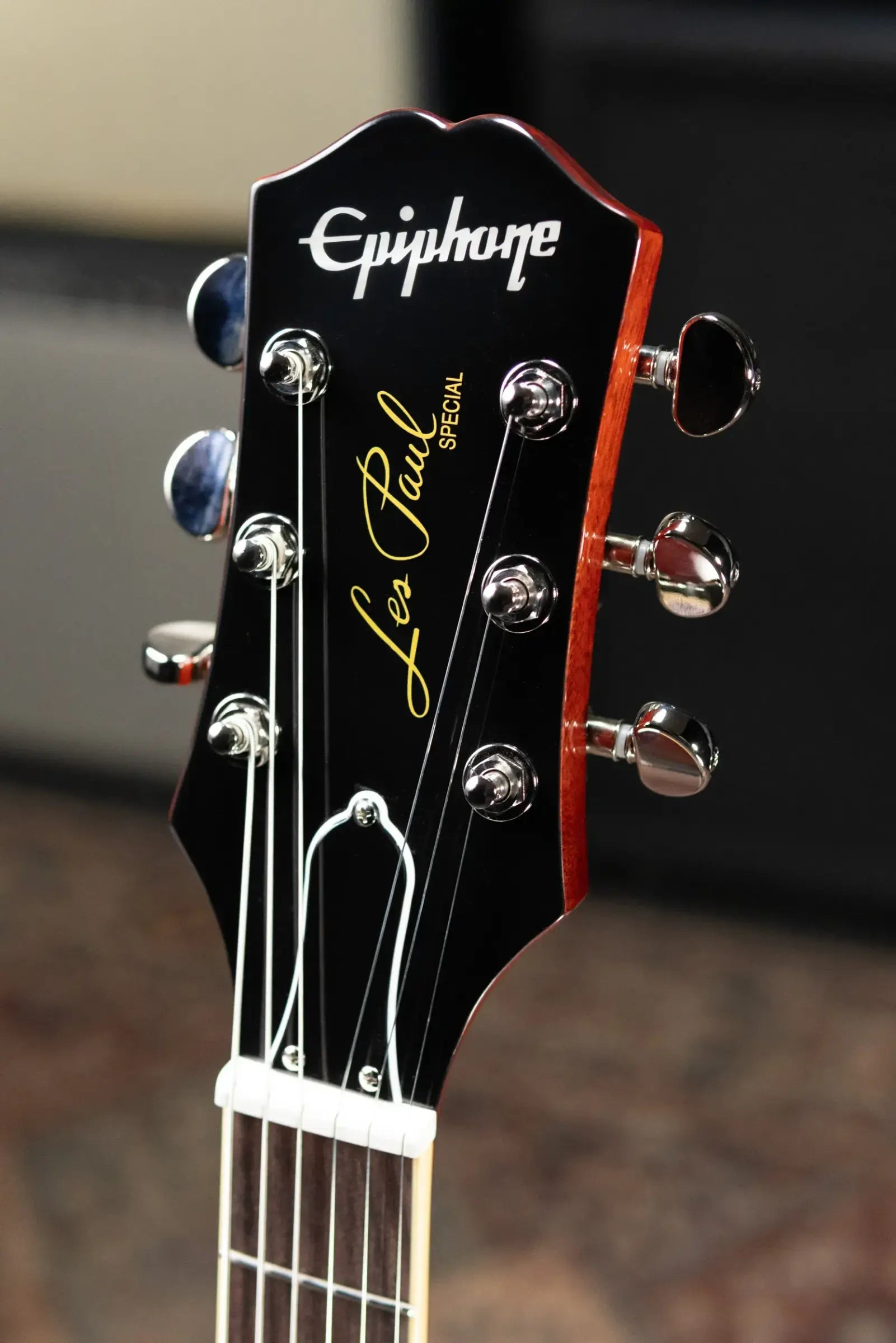 Epiphone Les Paul Special Double Cut Figured Electric Guitar - Bourbon Burst