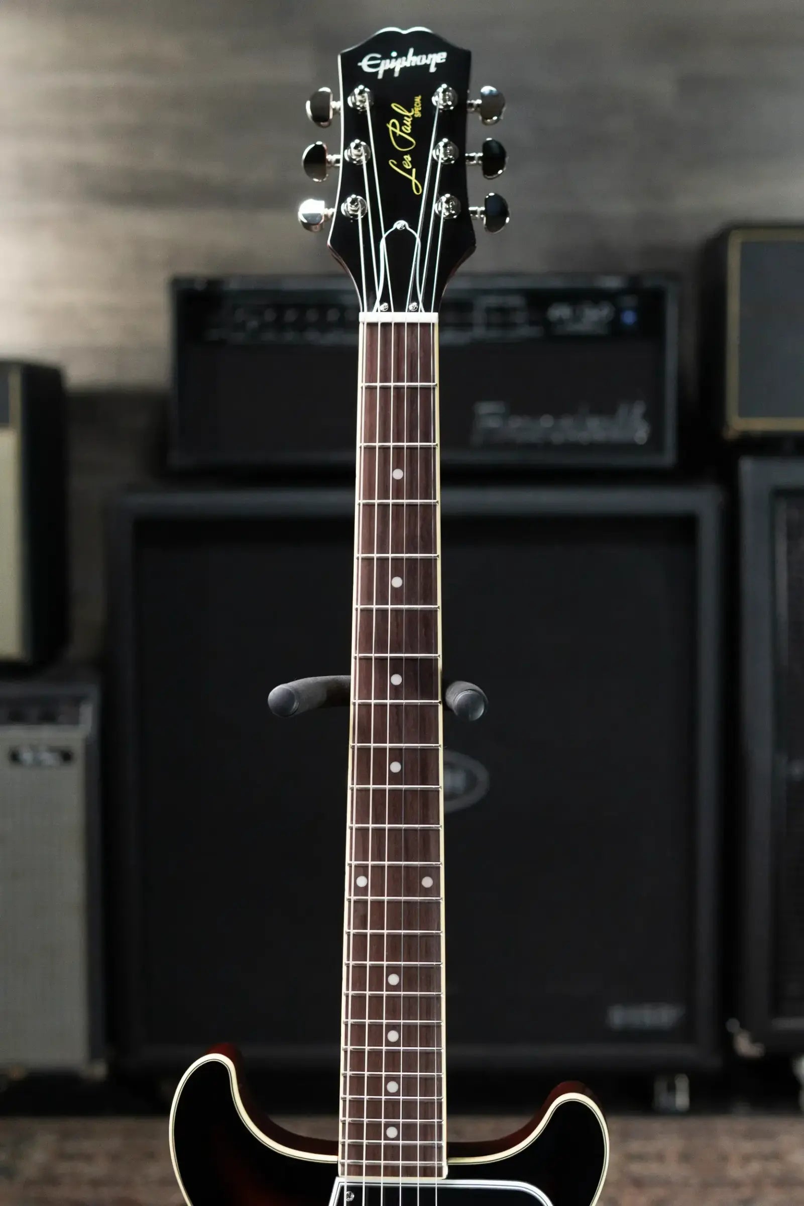 Epiphone Les Paul Special Double Cut Figured Electric Guitar - Bourbon Burst with Gig Bag