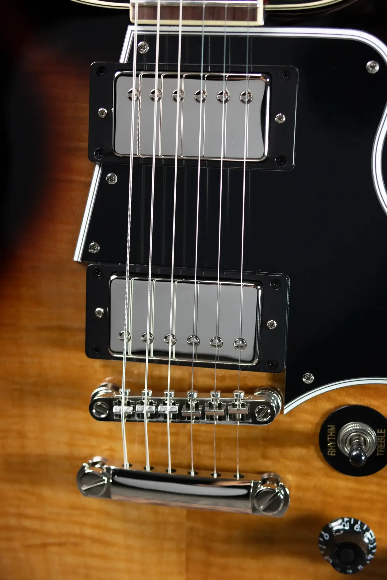 Epiphone Les Paul Special Double Cut Figured Electric Guitar - Bourbon Burst with Gig Bag