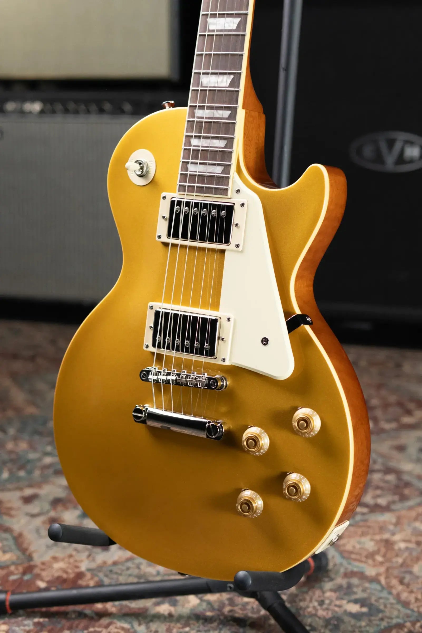 Epiphone Les Paul Standard 50s Electric Guitar - Goldtop with Gig Bag