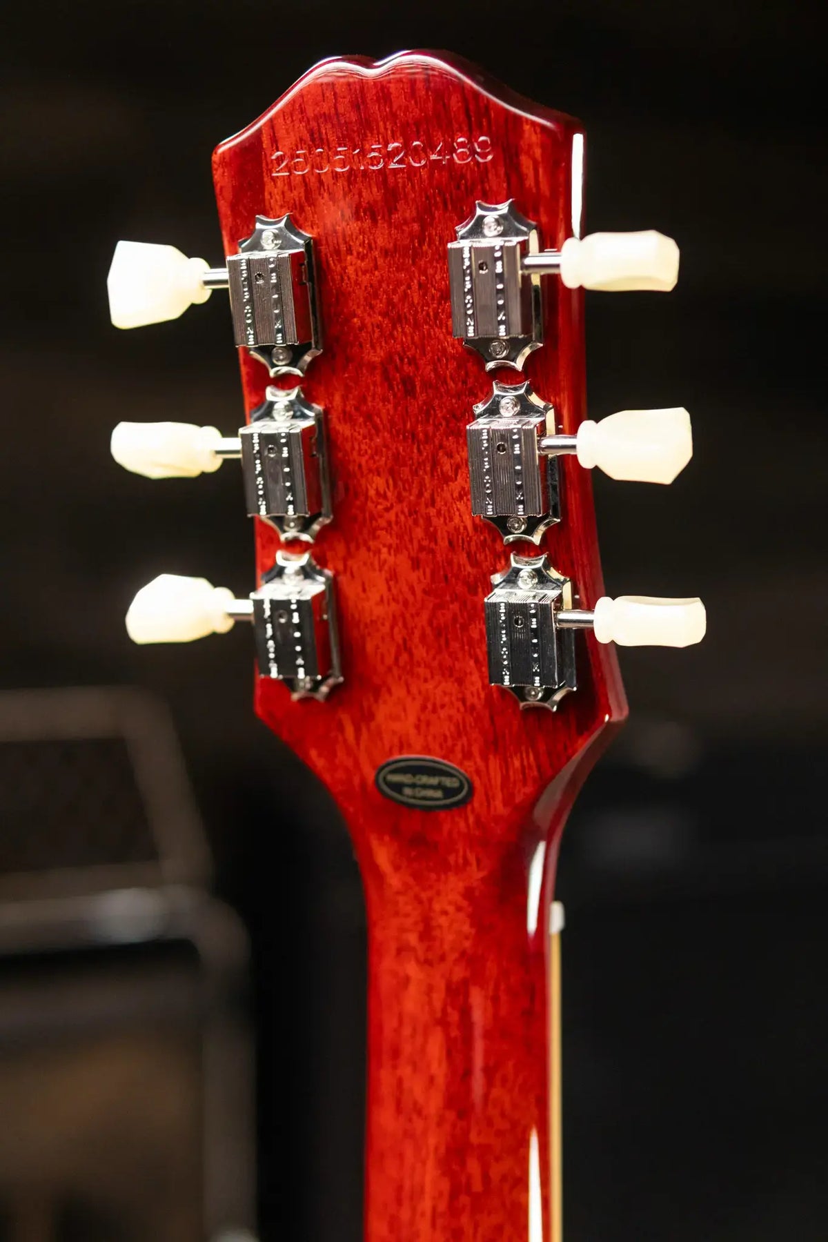 Epiphone Les Paul Standard 50s Figured Electric Guitar - Washed Cherry Sunburst with Gig Bag - Demo