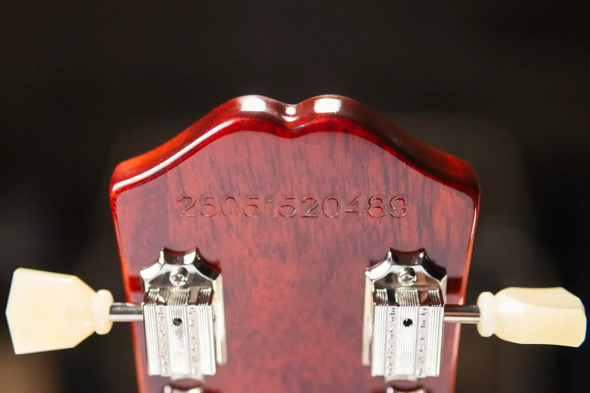 Epiphone Les Paul Standard 50s Figured Electric Guitar - Washed Cherry Sunburst with Gig Bag - Demo