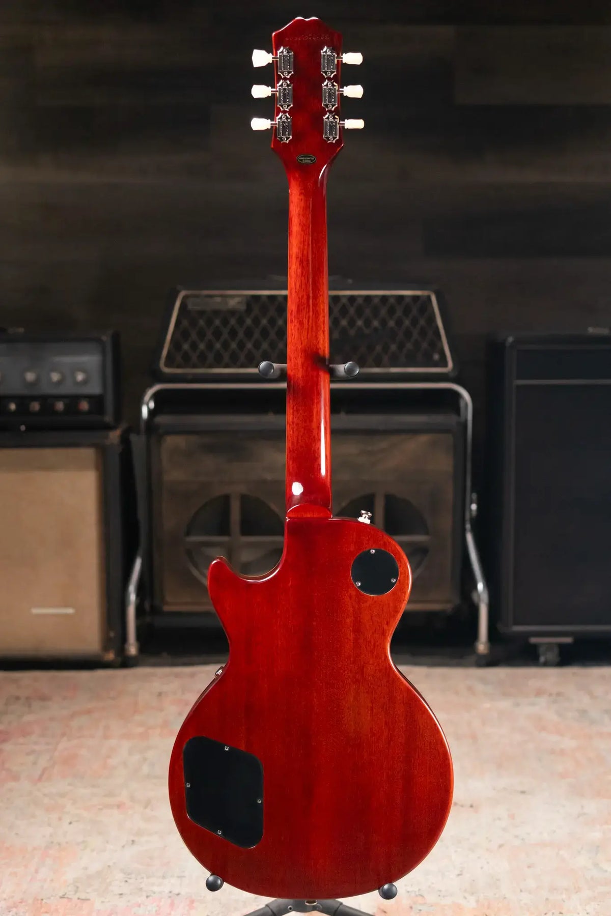 Epiphone Les Paul Standard 50s Figured Electric Guitar - Washed Cherry Sunburst with Gig Bag - Demo