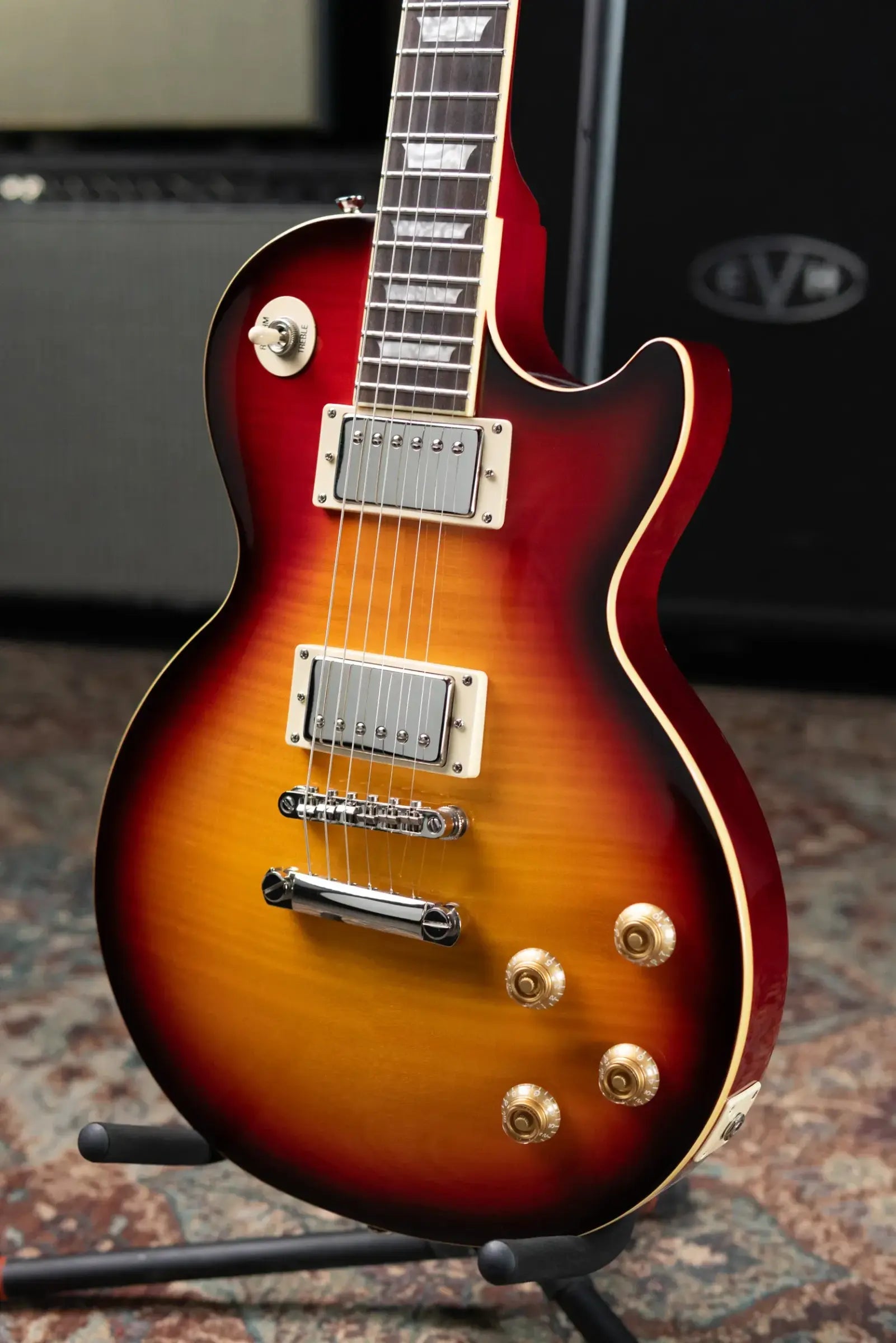 Epiphone Les Paul Standard Pro Electric Guitar - Black Cherry With Hardcase