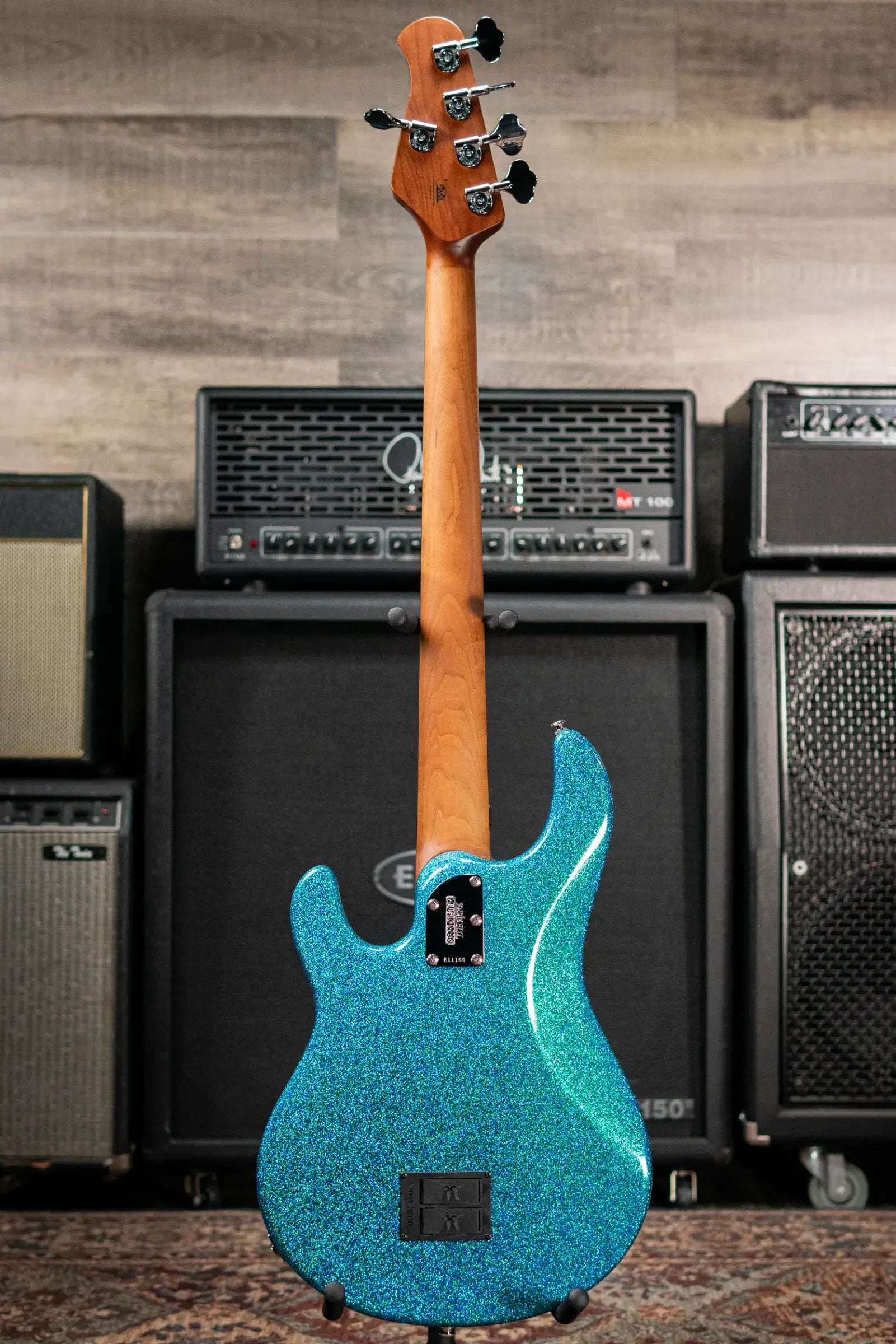 Ernie Ball Music Man StingRay 5-String Special Electric Bass - Anomalous Green with Hard Bag