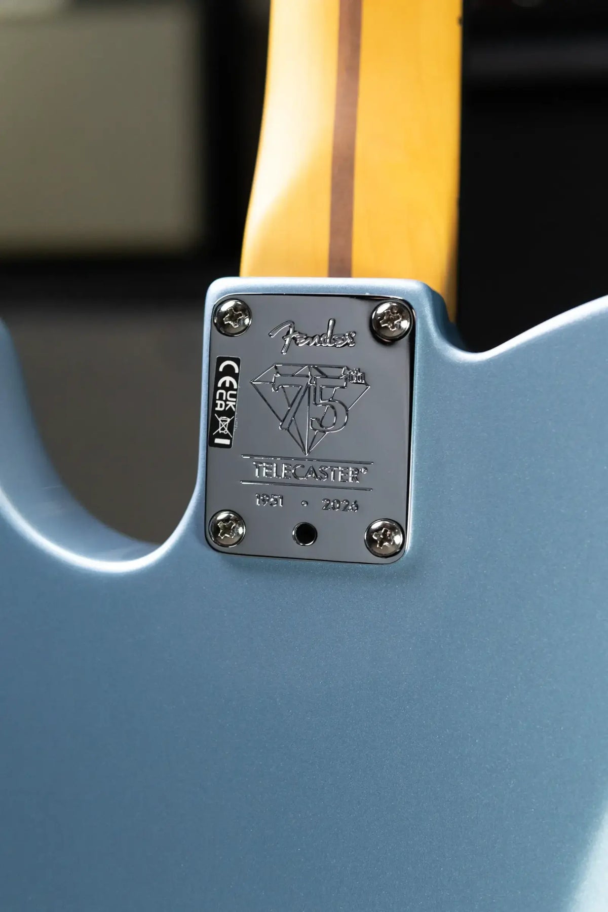 Fender 75th Anniversary American Professional Classic Cabronita Telecaster Electric Guitar - Ice Blue Metallic with Hardshell Case