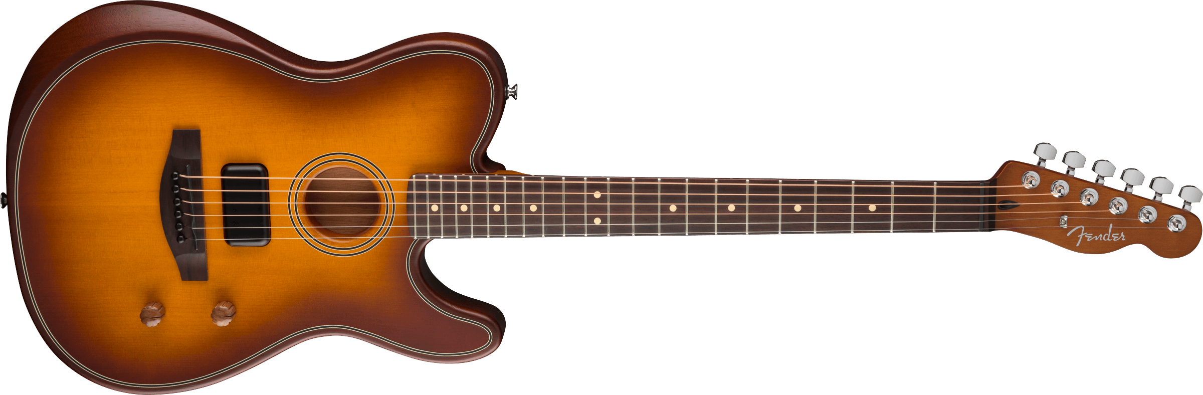 Fender Acoustasonic Standard Telecaster Electric Guitar - Honey Burst