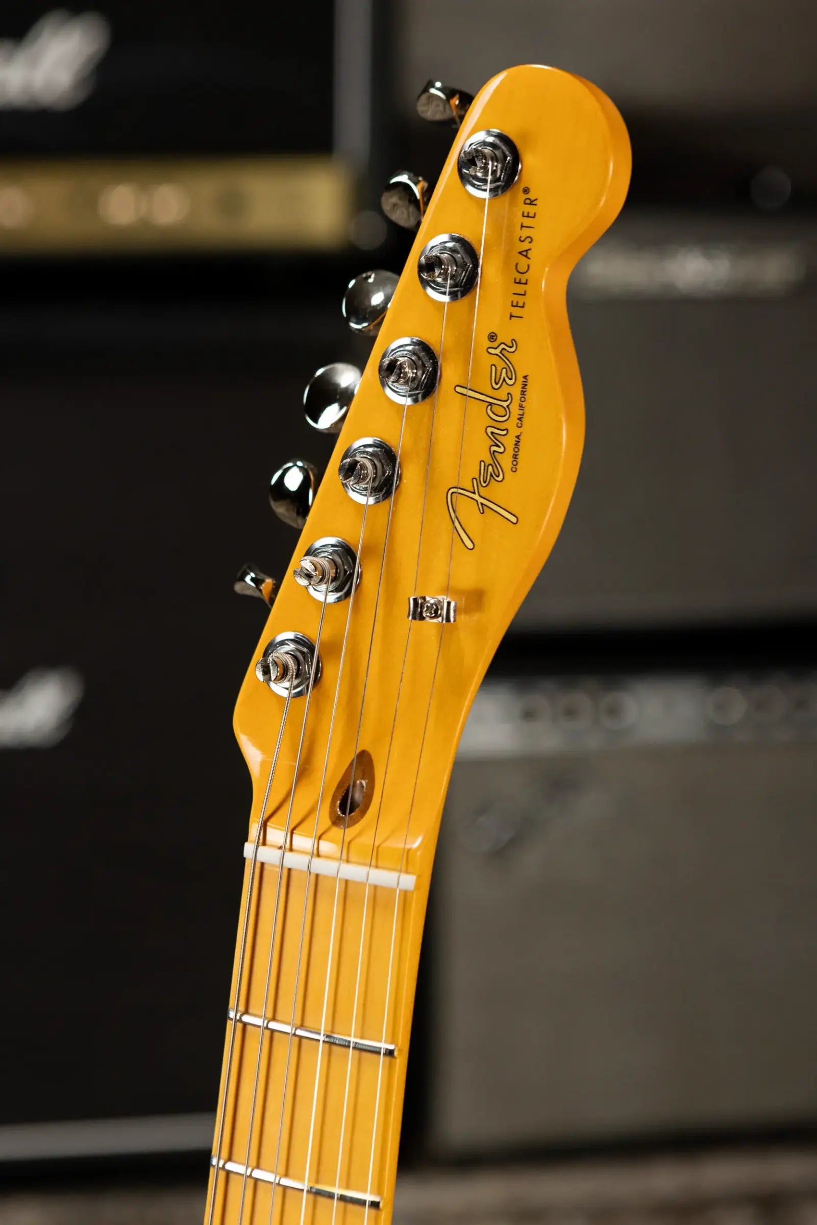 Fender American Professional Classic Hotshot Telecaster Electric Guitar - Faded Lake Placid Blue with Gig Bag