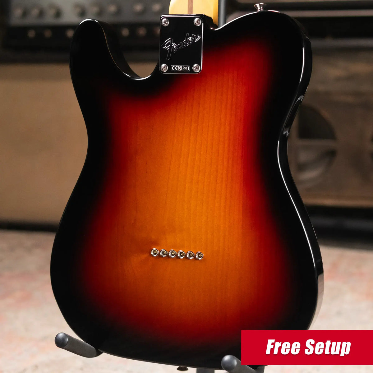 Fender American Professional Classic Telecaster Electric Guitar - 3-Color Sunburst with Gig Bag - Demo