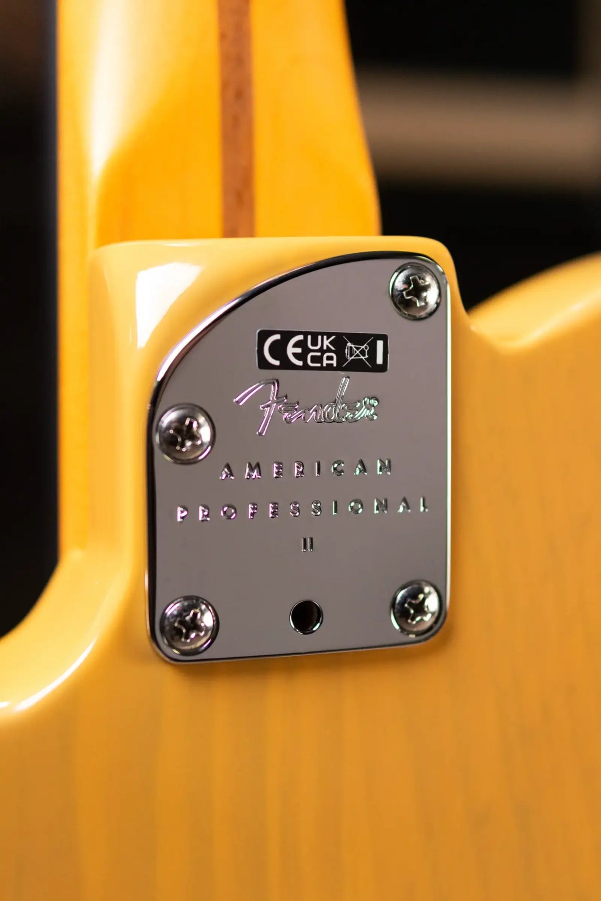 Fender American Professional II Telecaster Electric Guitar - Butterscotch Blonde with Hardshell Case - Demo