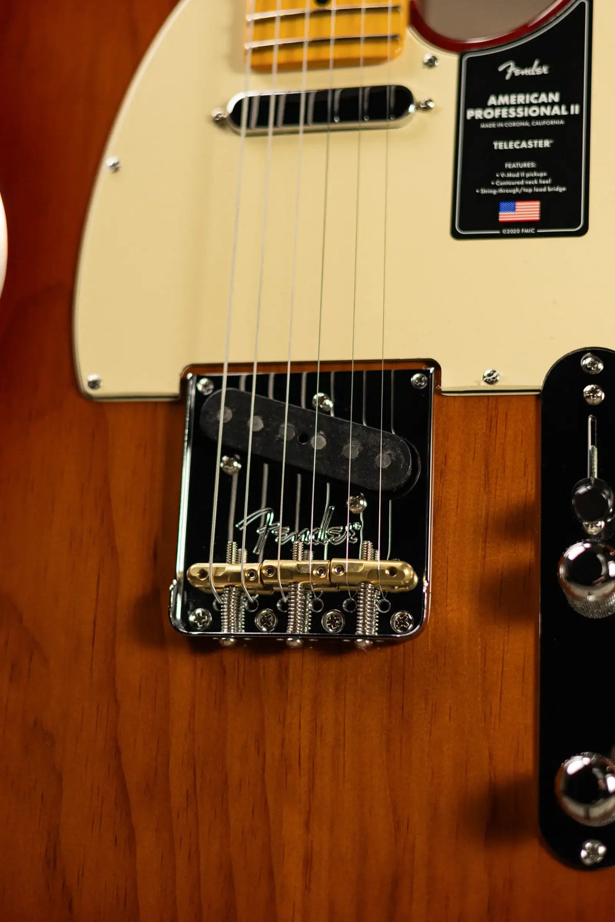 Fender American Professional II Telecaster Electric Guitar - Sienna Sunburst with Hardshell Case