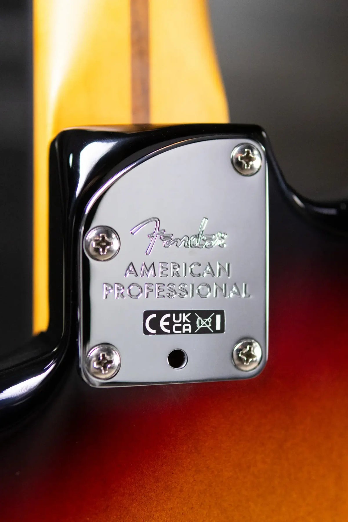 Fender American Professional Stratocaster Electric Guitar - 3-Color Sunburst with Hardshell Case