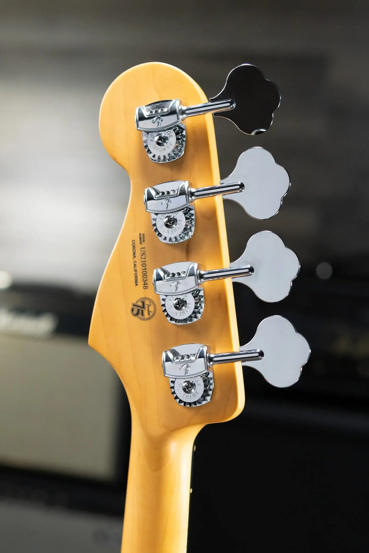 Fender American Ultra Jazz Bass Maple Fingerboard - Cobra Blue with Hard Case - Used