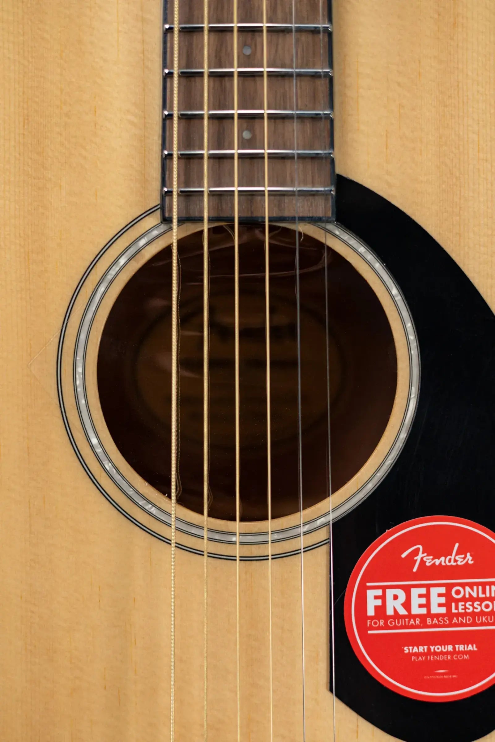 Fender CC-60S Solid Top Concert Acoustic Guitar Natural