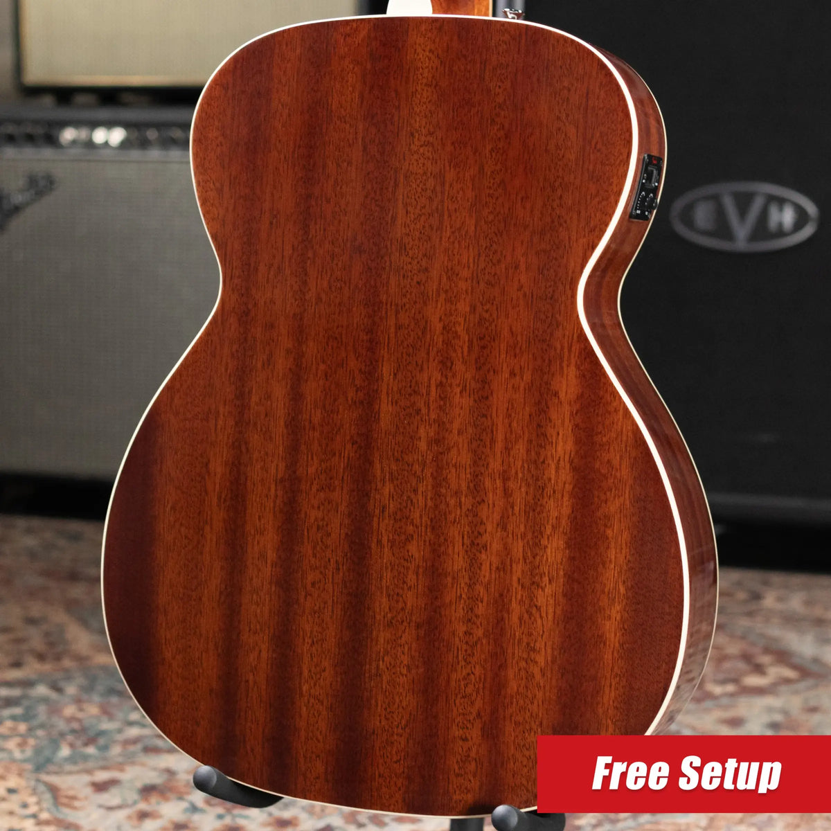 Fender California Standard Monterey E Acoustic/Electric Guitar - Natural Sapele